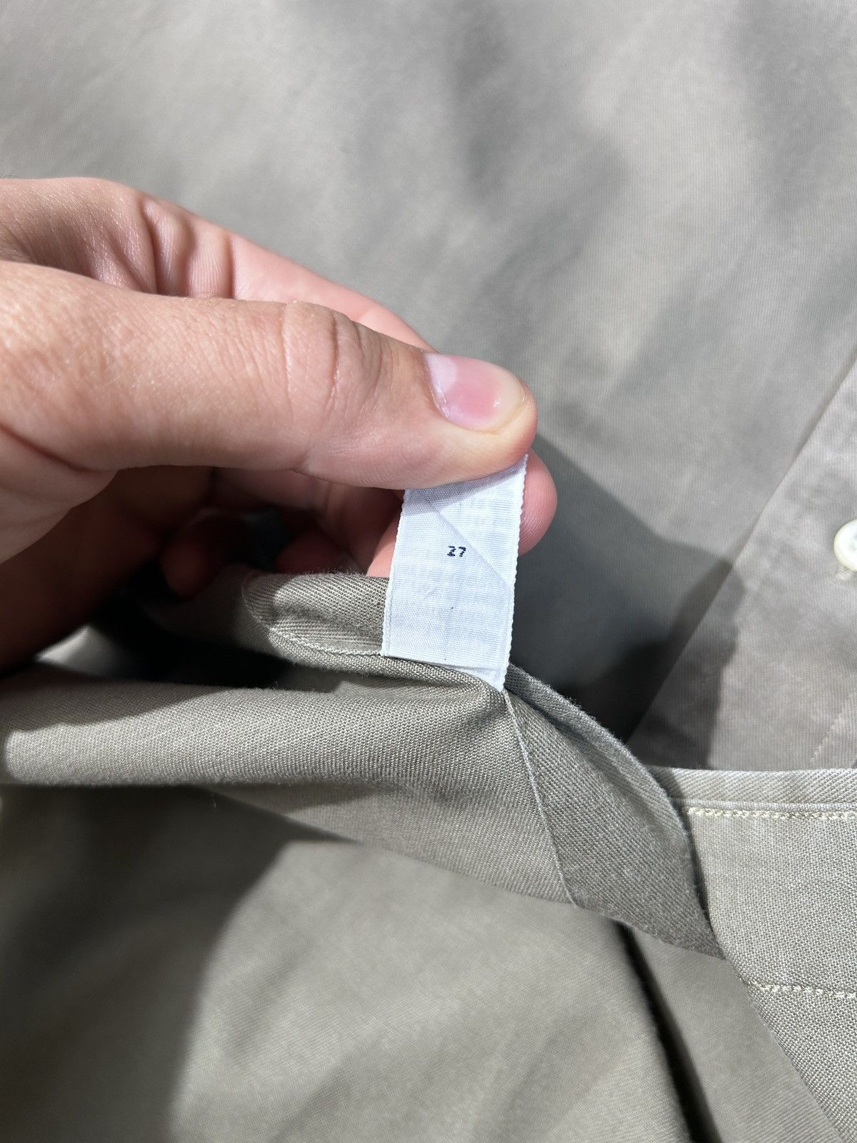 Polo Ralph Lauren × Vintage Vintage Polo Ralph Lauren Khaki Shirt XL Size US XL / EU 56 / 4 - 10 Thumbnail