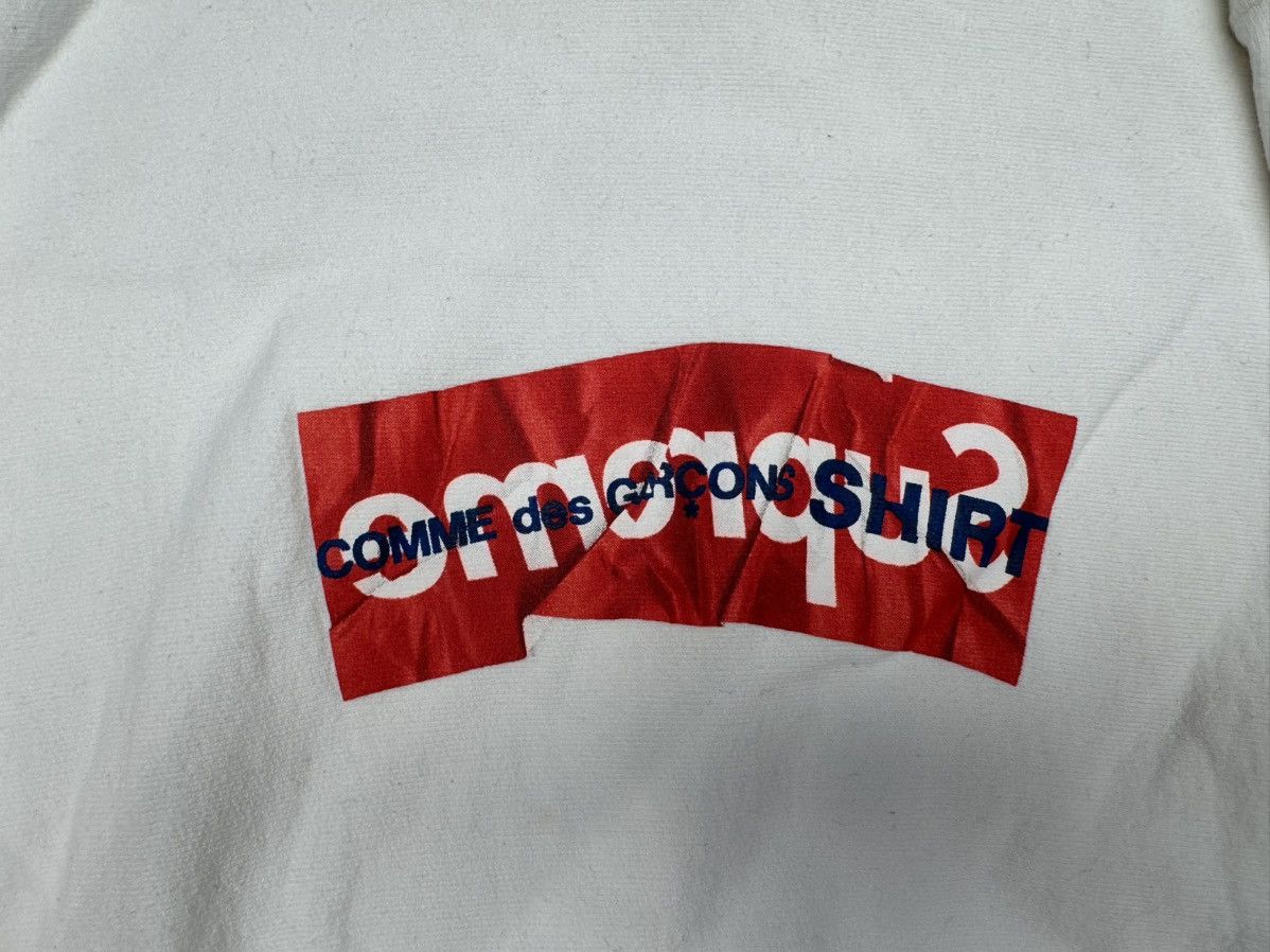 Comme des Garcons × Supreme Supreme x Comme des Garçons White Box Logo Hoodie Size US M / EU 48-50 / 2 - 3 Thumbnail