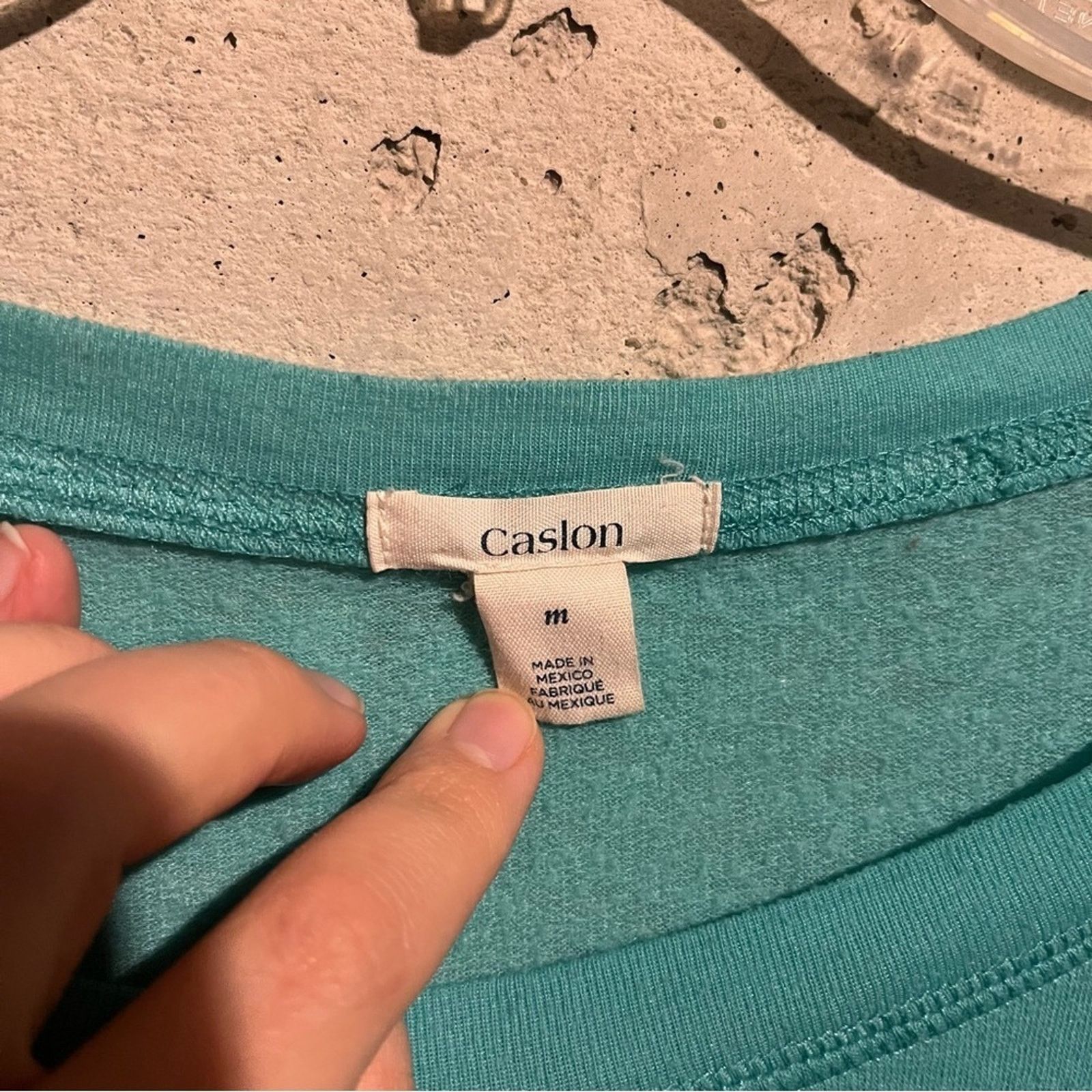 Other Caslon Scoop Neck Long Sleeve M Blue Lightweight Sweater Size M / US 6-8 / IT 42-44 - 4 Thumbnail