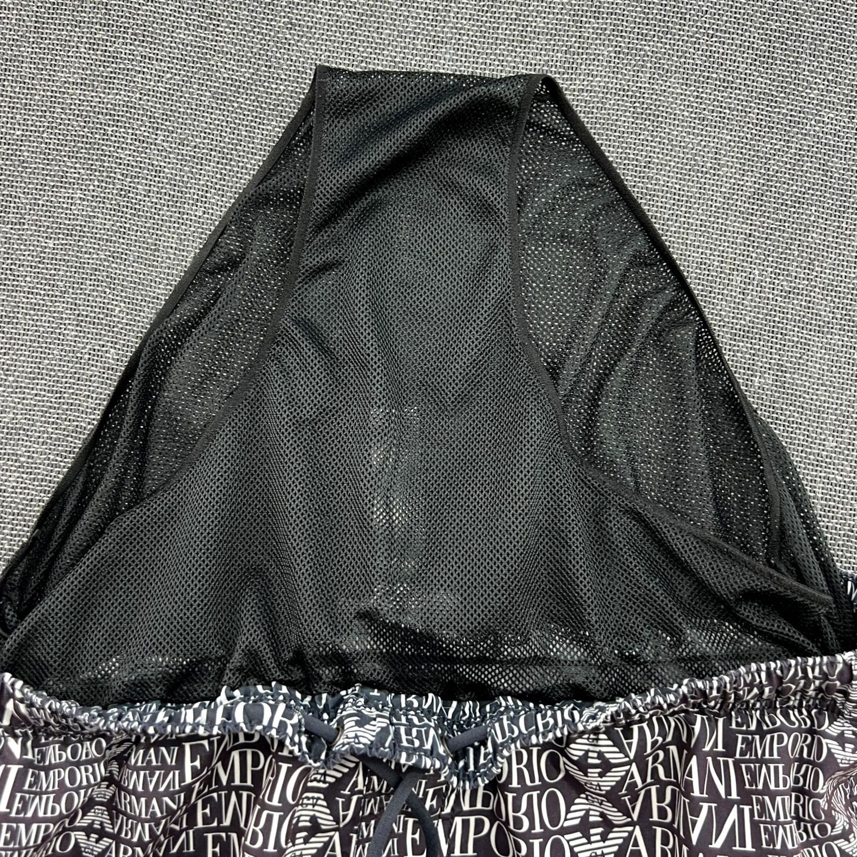 Emporio Armani Emporio Armani Mens Shorts Beach Swim Trunks Logo Print Size 48 Drawstrings Multicolor Size US 32 / EU 48 - 5 Thumbnail