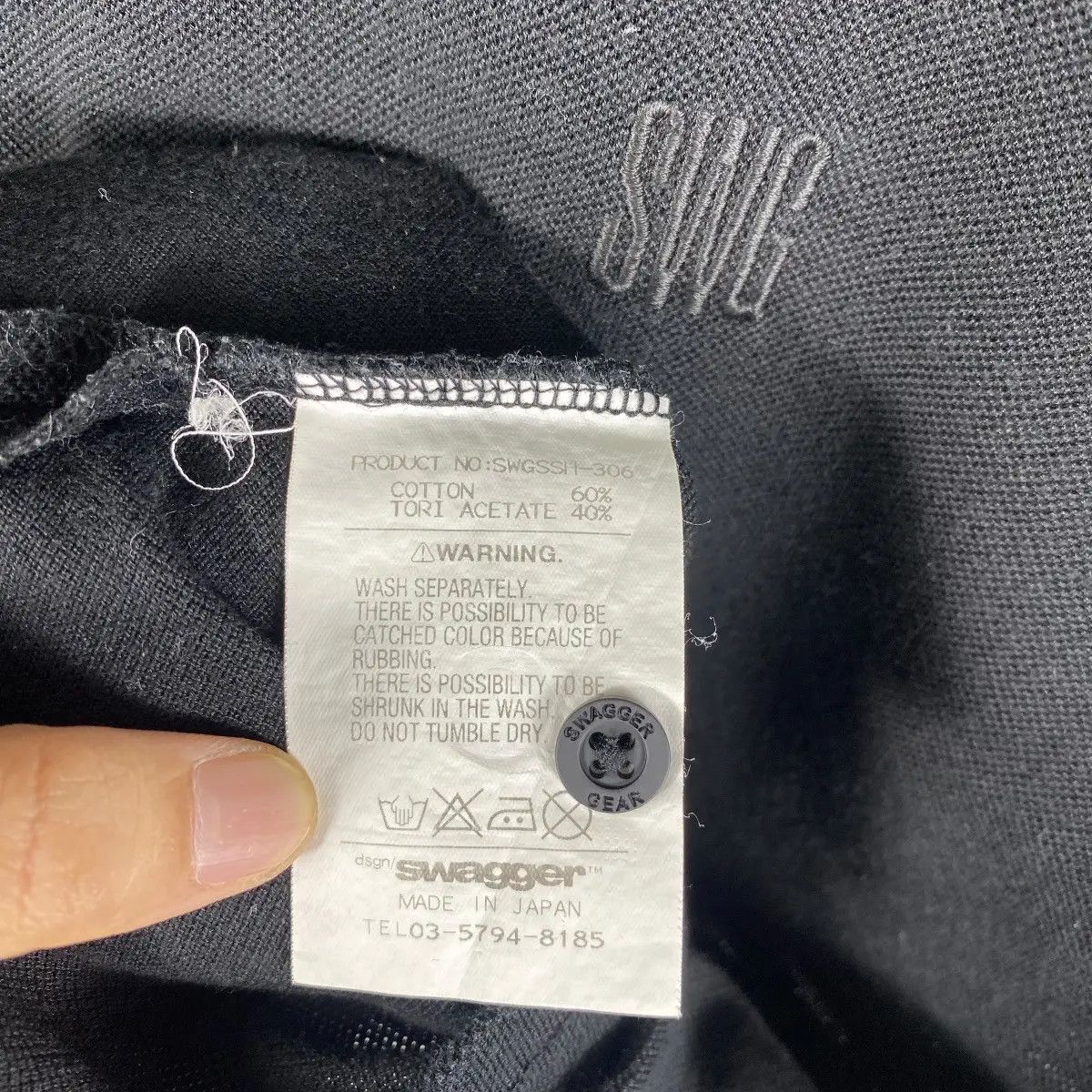 Japanese Brand Japanese Brand SWAGGER Small Embroidery Logo Polo Shirt Size US M / EU 48-50 / 2 - 7 Thumbnail