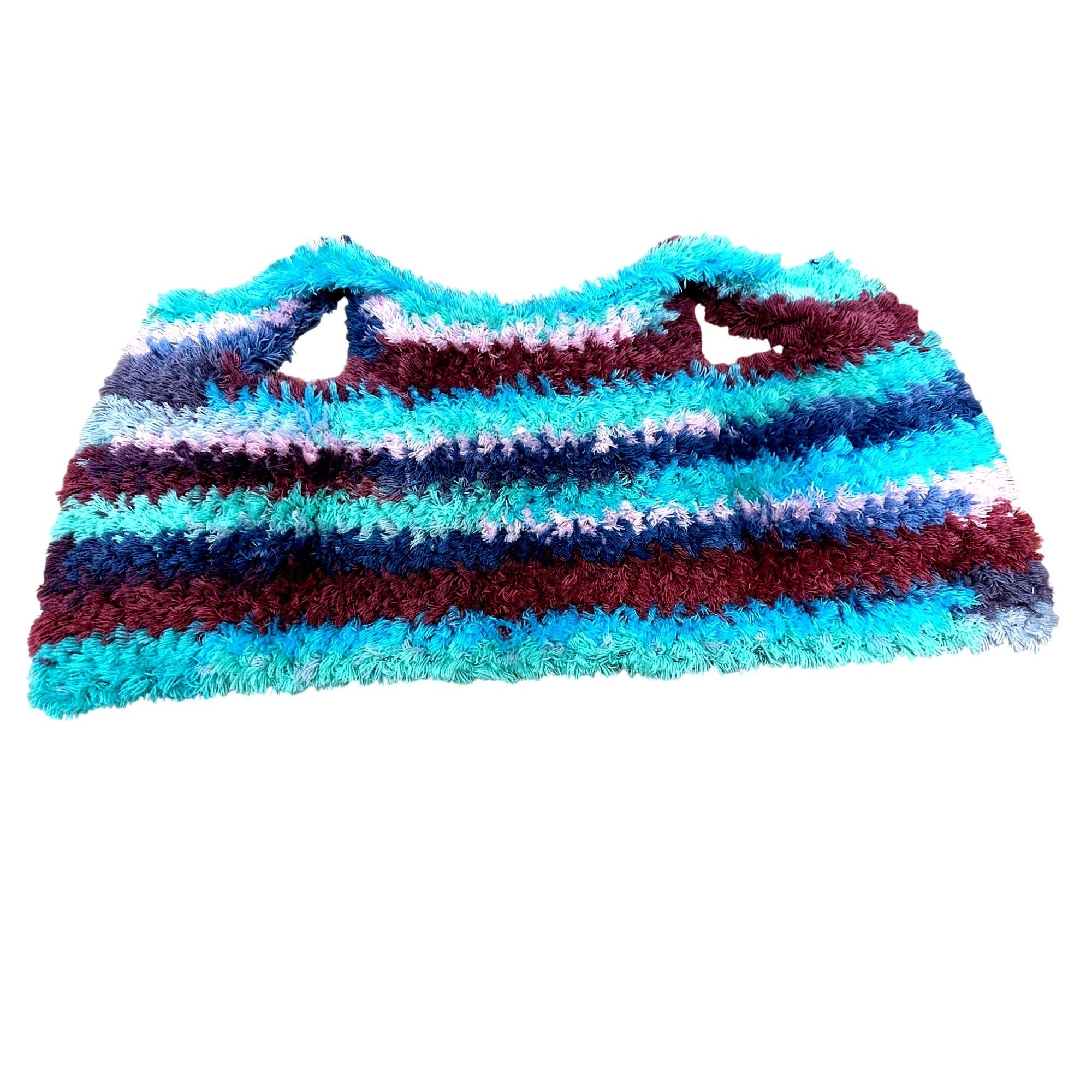 Other CCC Handmade Fluffy Striped Vest Soft Furry Texture Cozy Sle Size XS / US 0-2 / IT 36-38 - 6 Thumbnail