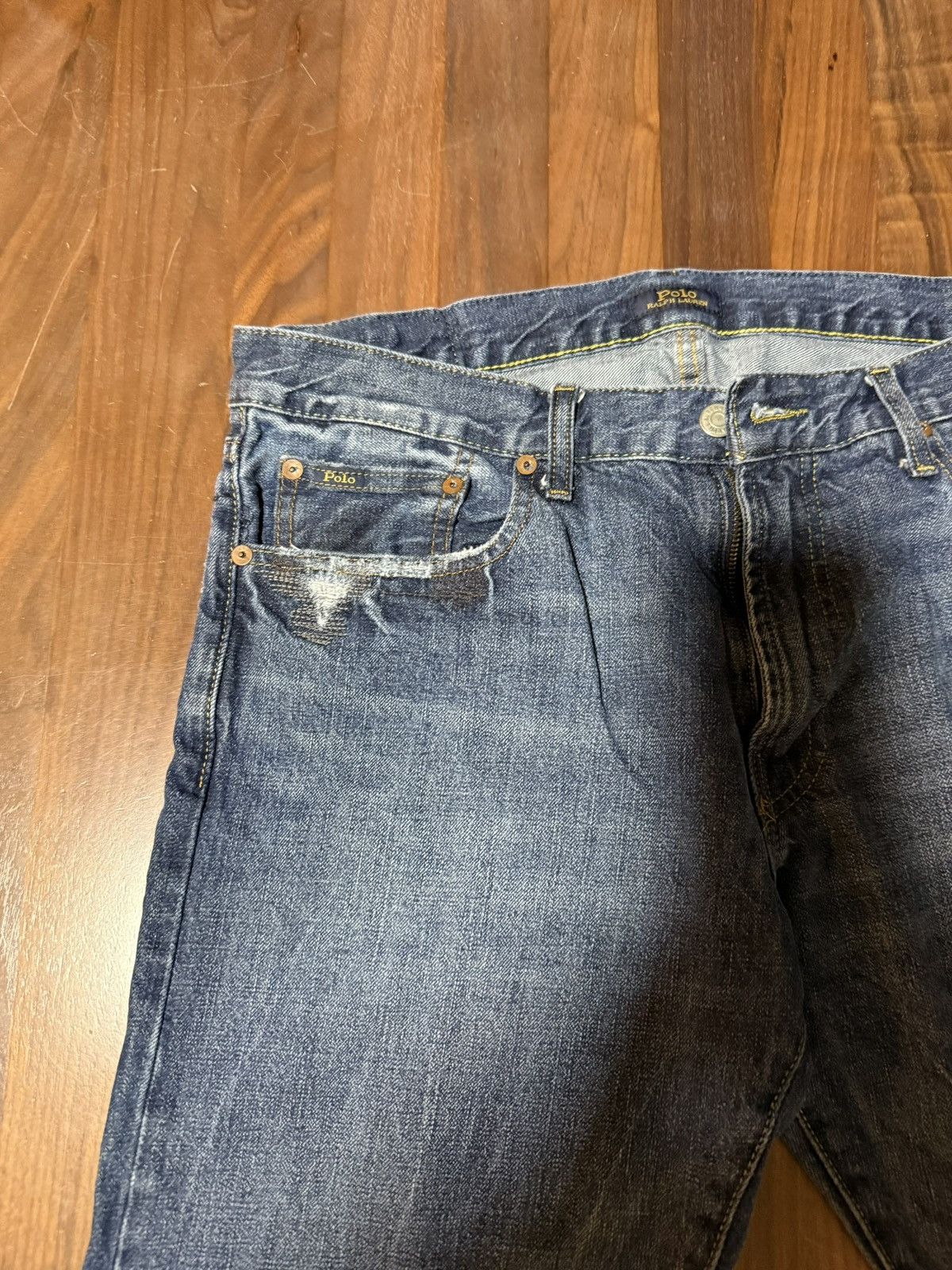Polo Ralph Lauren Polo Ralph Lauren Blue Jeans Size 34/32 Varick Slim Straight Size US 34 / EU 50 - 4 Thumbnail