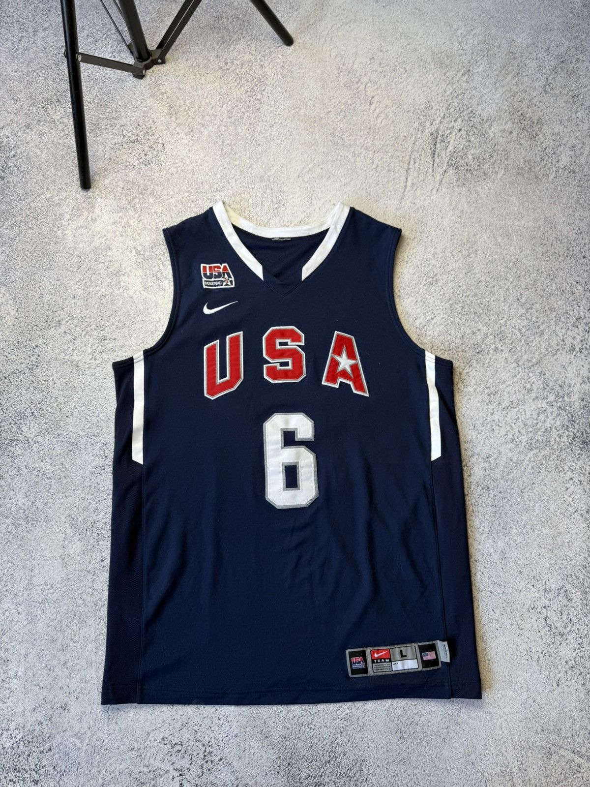 NBA Vintage Y2K Lebron James Team USA NBA Olympics Jersey L Size US L / EU 52-54 / 3 - 1 Thumbnail