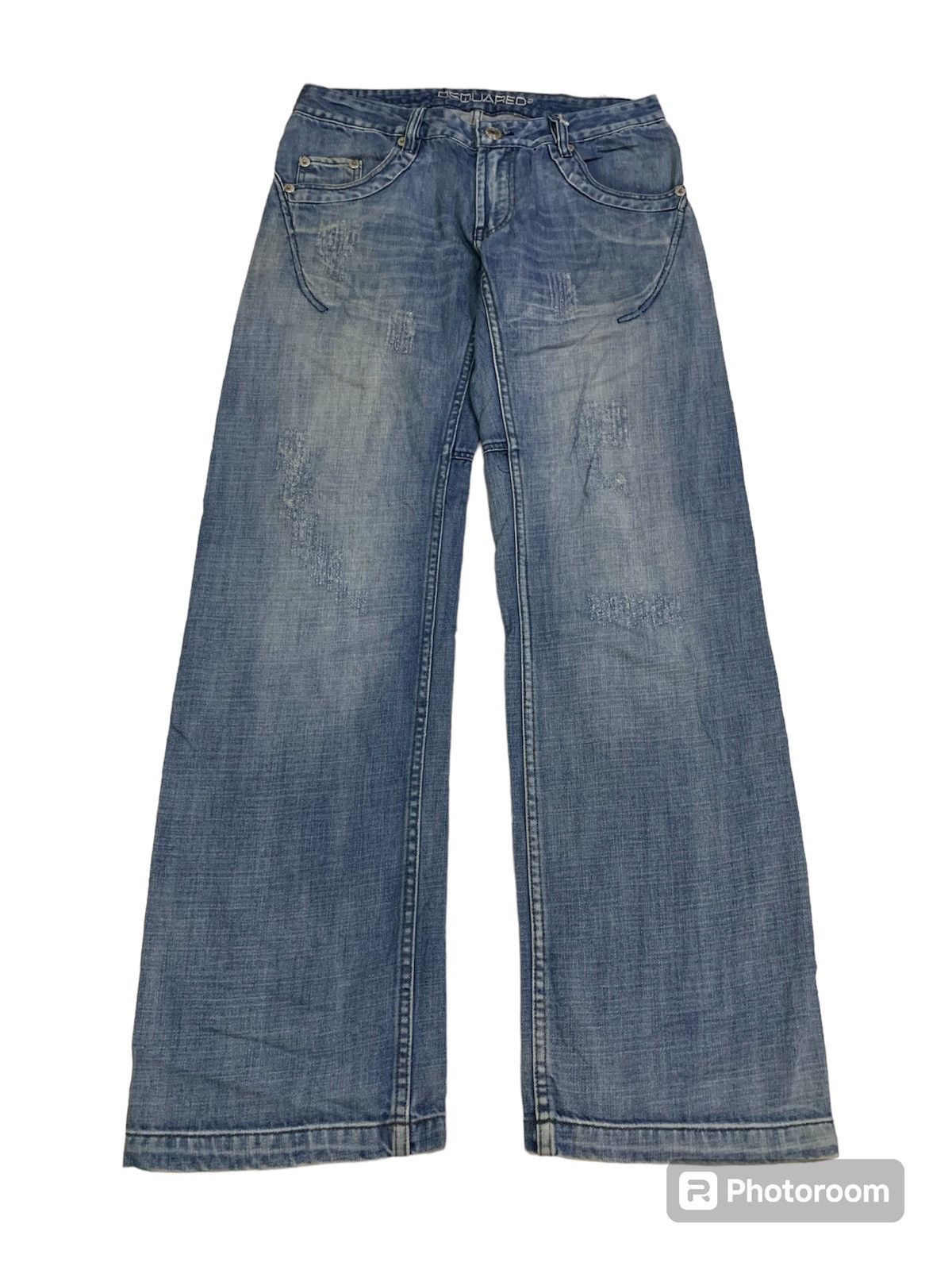 Dsquared2 💥Vintage Dsquared Chip Chip MotherFucker Denim Size US 33 - 1 Thumbnail