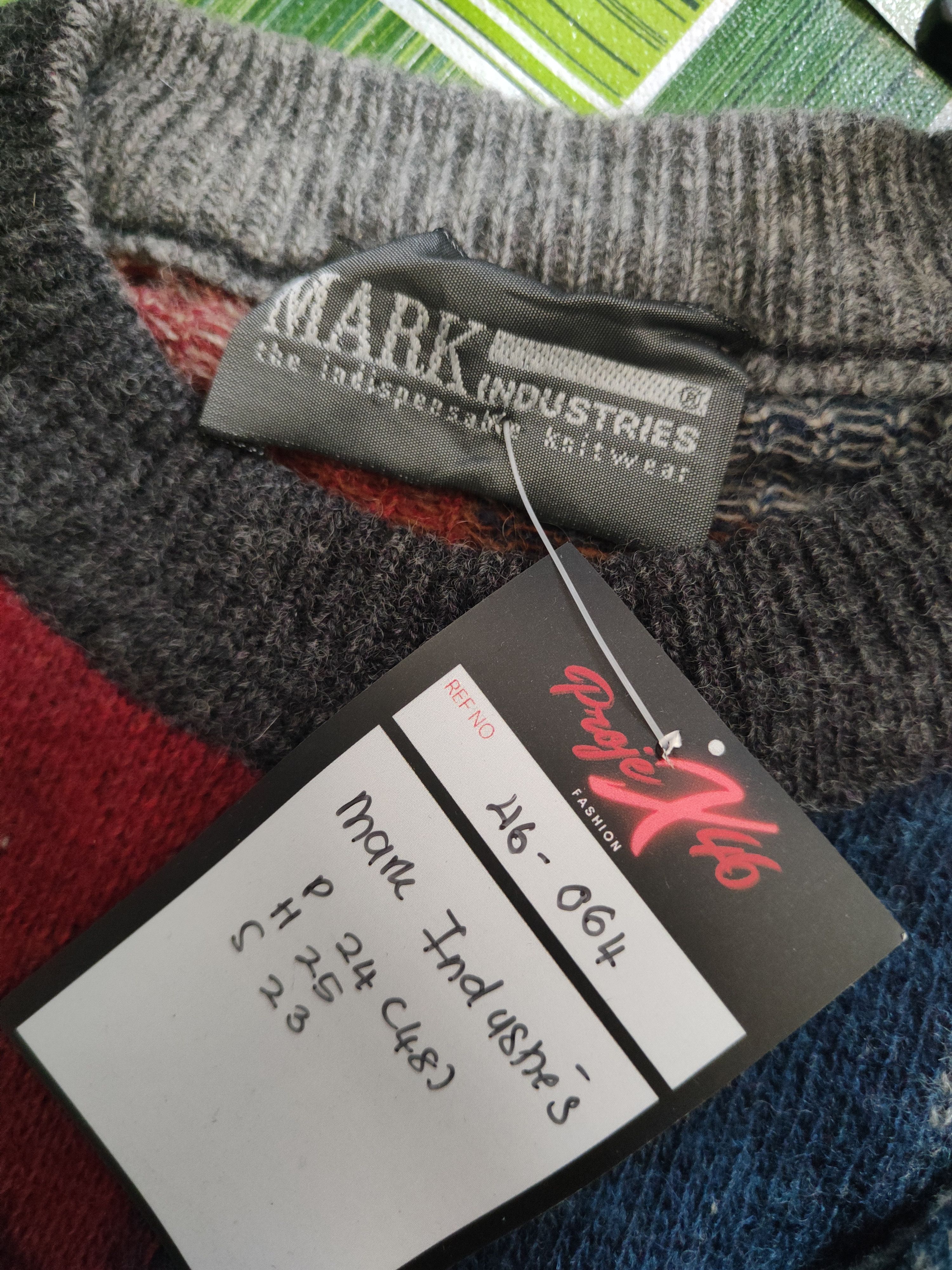 Vintage DL Mark Industries Navy Knitwear Sweatshirts# 46-064 Size US L / EU 52-54 / 3 - 12 Thumbnail