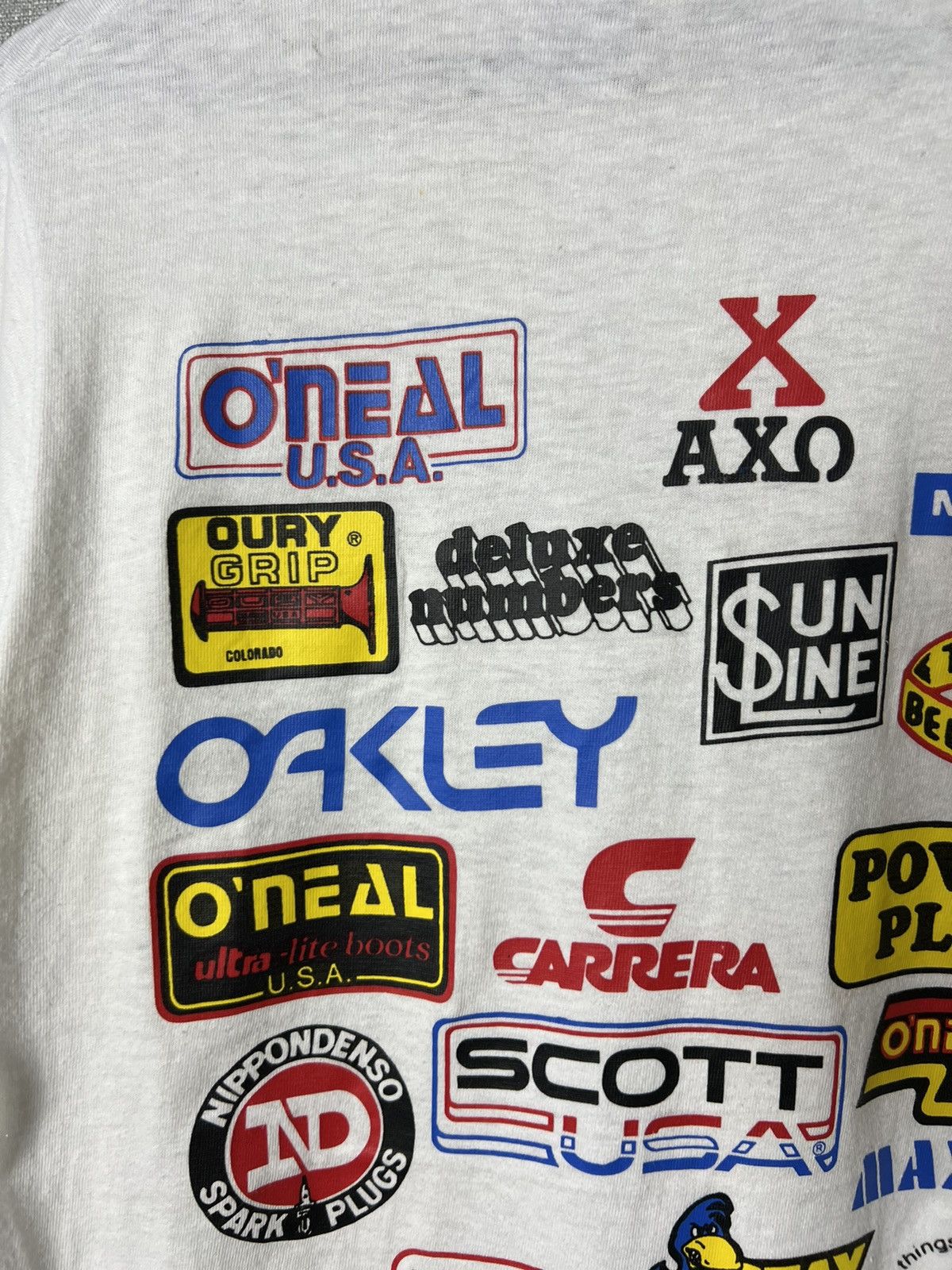 Vintage 80s O’Neal USA Racing Single Stitch T-Shirt Big Logo Size US M / EU 48-50 / 2 - 8 Thumbnail