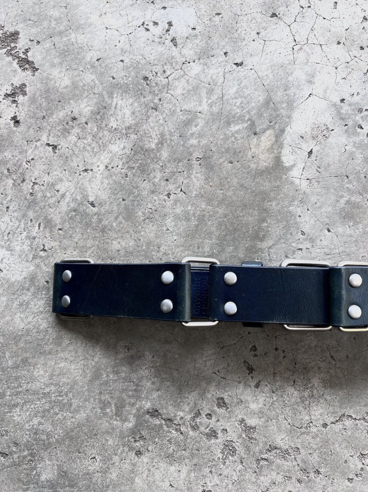 Marithe + Francois Girbaud Very Rare Marithé + François Girbaud Leather Belt Size 32 - 5 Thumbnail