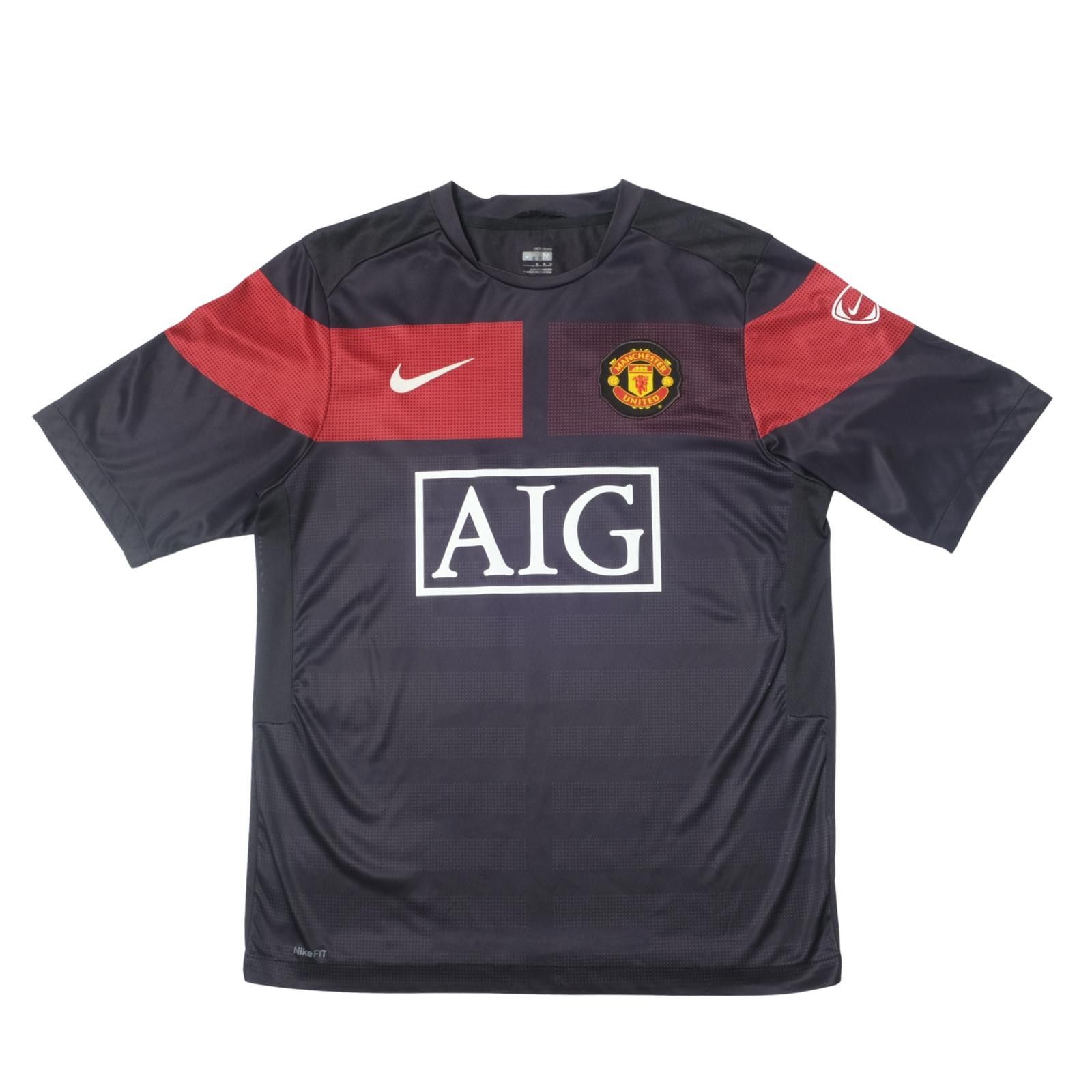 Nike 2009/10 Manchester United Training Shirt (M/L) Size US M / EU 48-50 / 2 - 1 Thumbnail