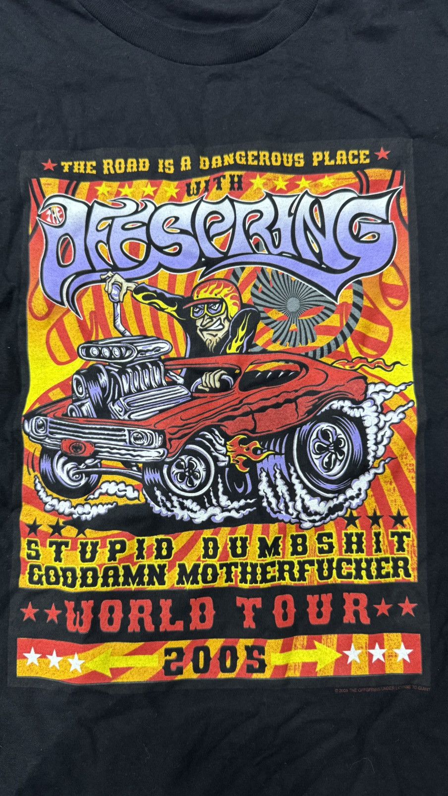 Band Tees Vtg Off Spring World Tour Shirt Size US XL / EU 56 / 4 - 2 Thumbnail