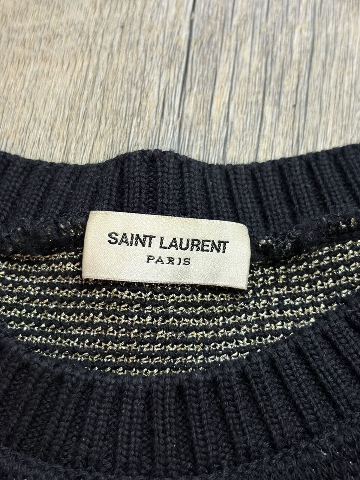 Saint Laurent Paris FW16 1/1 hedi sample knit sweater Size US XS / EU 42 / 0 - 7 Thumbnail