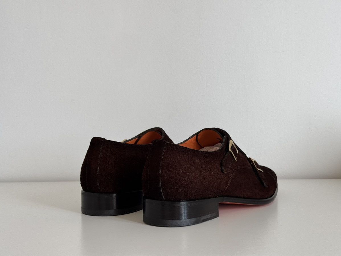 Santoni Santoni Mens Double Buckle Monk Strap Size US 9.5 / EU 42-43 - 3 Thumbnail