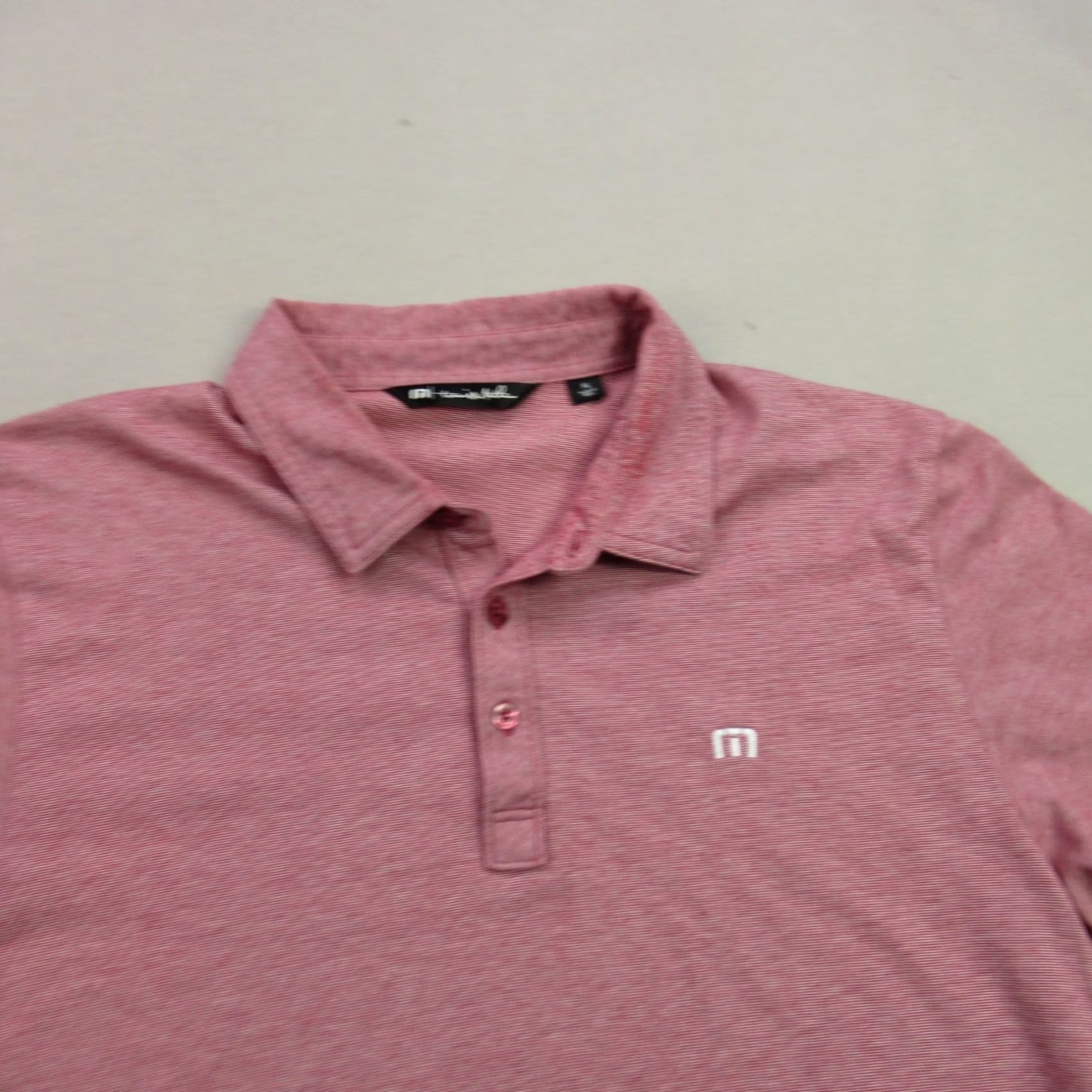 TravisMathew Travis Mathew Polo Shirt Mens XL Golf Pink Short Sleeve Lightweight Outdoors Regular Fit Shirt Size US XL / EU 56 / 4 - 2 Thumbnail