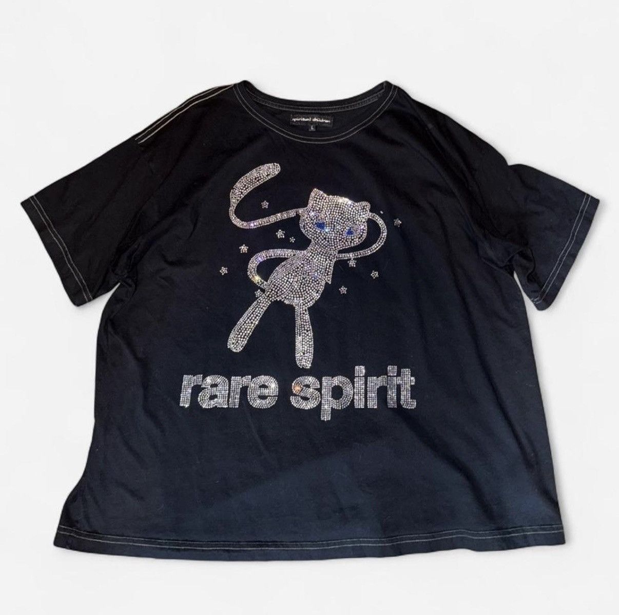 Siberia Hills Siberia Hills ~ Rare Spirit Mew Rhinestone tee Size US L / EU 52-54 / 3 - 1 Thumbnail