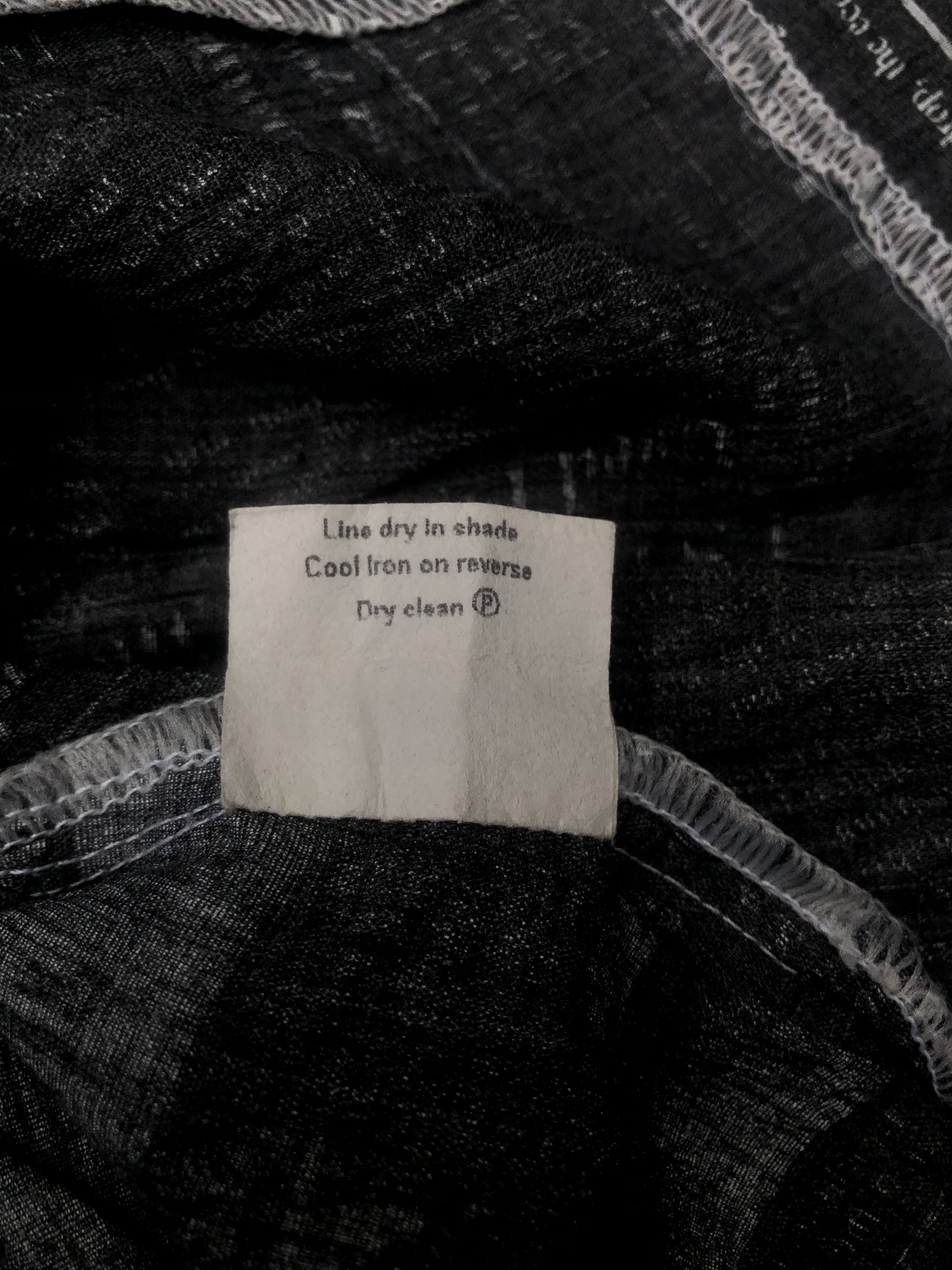 Designer × Issey Miyake SANDRA SOULOS Newspaper Button Up Shirt Designer Size XXL / US 16-18 / IT 52-54 - 7 Thumbnail