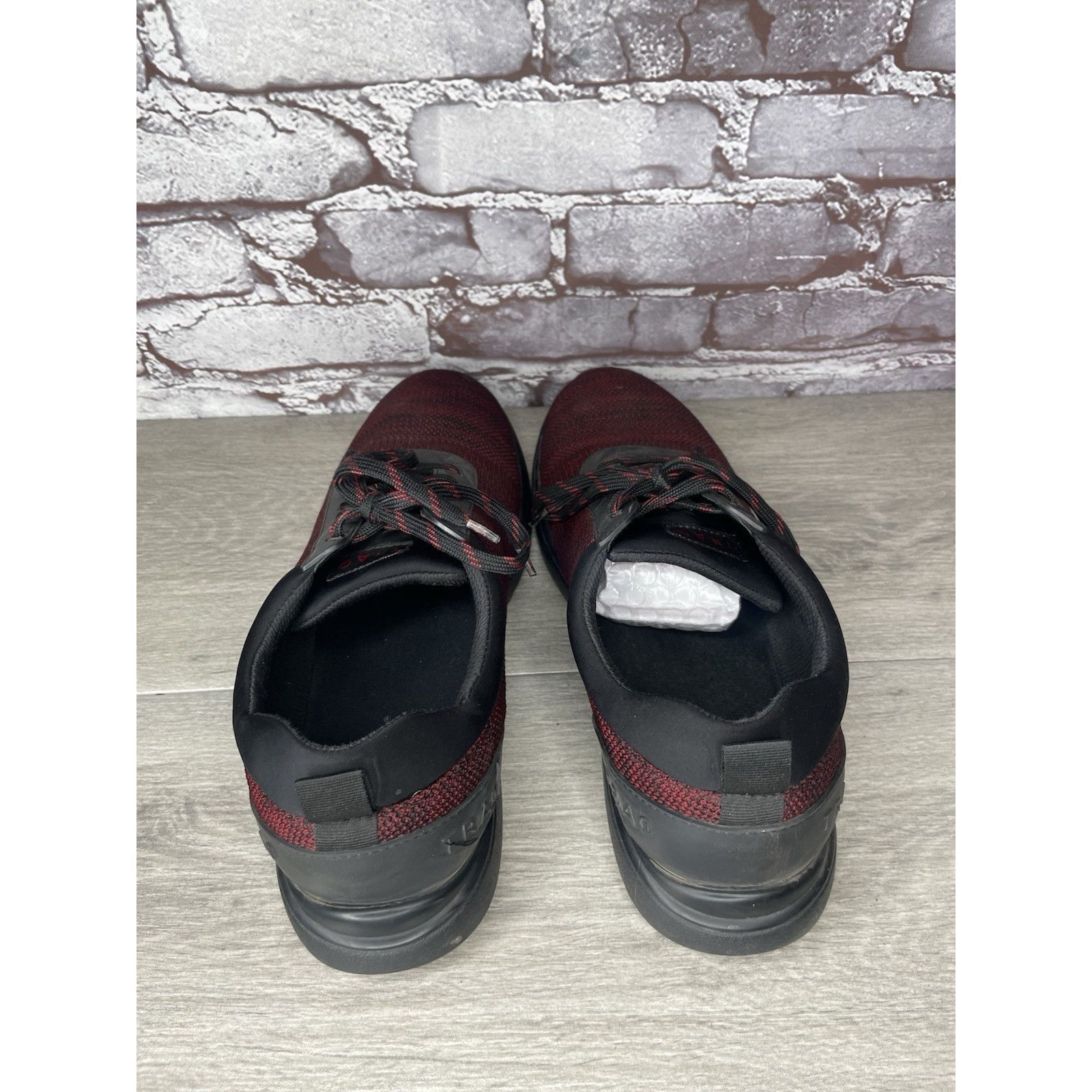 Allegri Alegria Traq Burgundy Black Fabric Lace Up Athletic Casual S Size US 11.5 / EU 44-45 - 5 Thumbnail