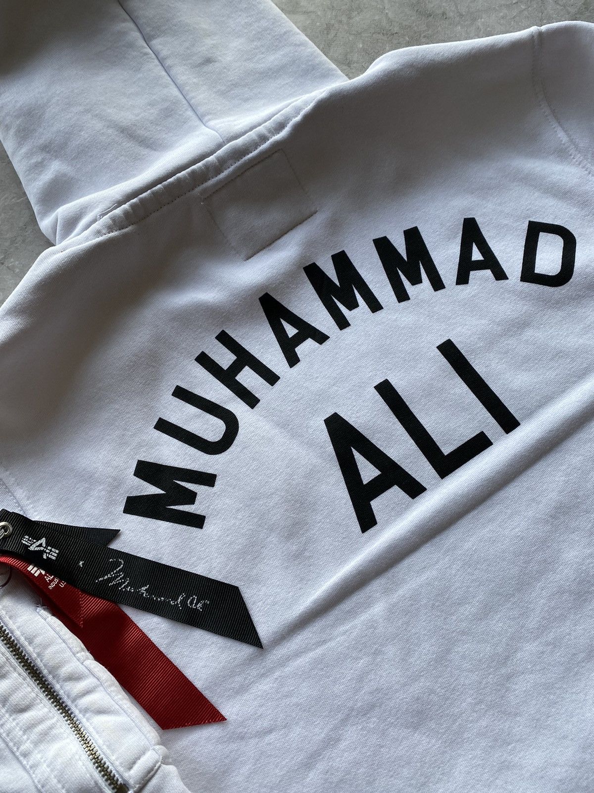 Alpha Industries 🥊Rare Alpha Industries & Muhammad Ali Big Logo Hoodie Size US S / EU 44-46 / 1 - 19 Thumbnail