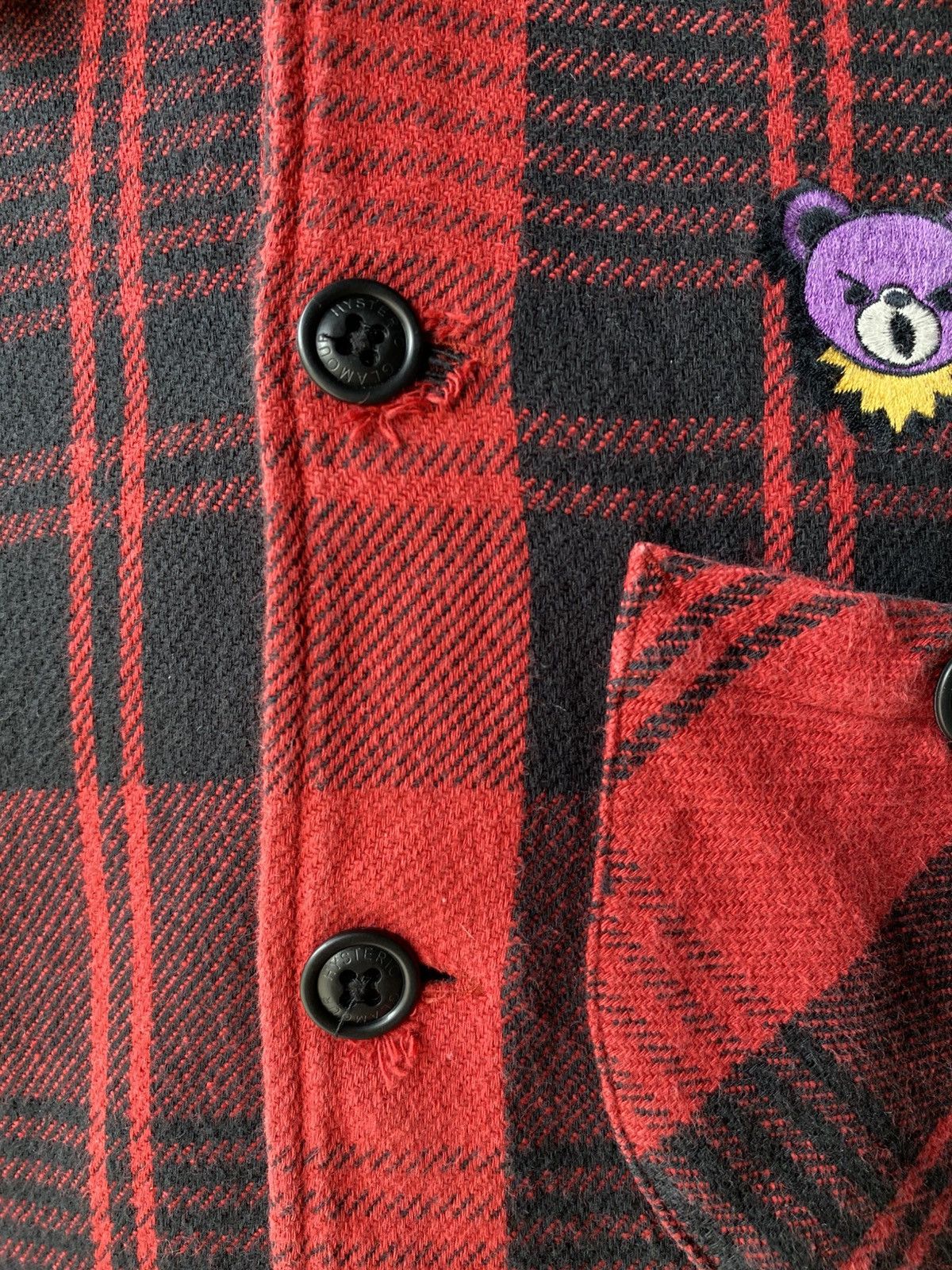 Hysteric Glamour Hysteric Slamom Red Plaid Cozy Shirt Size US L / EU 52-54 / 3 - 11 Thumbnail