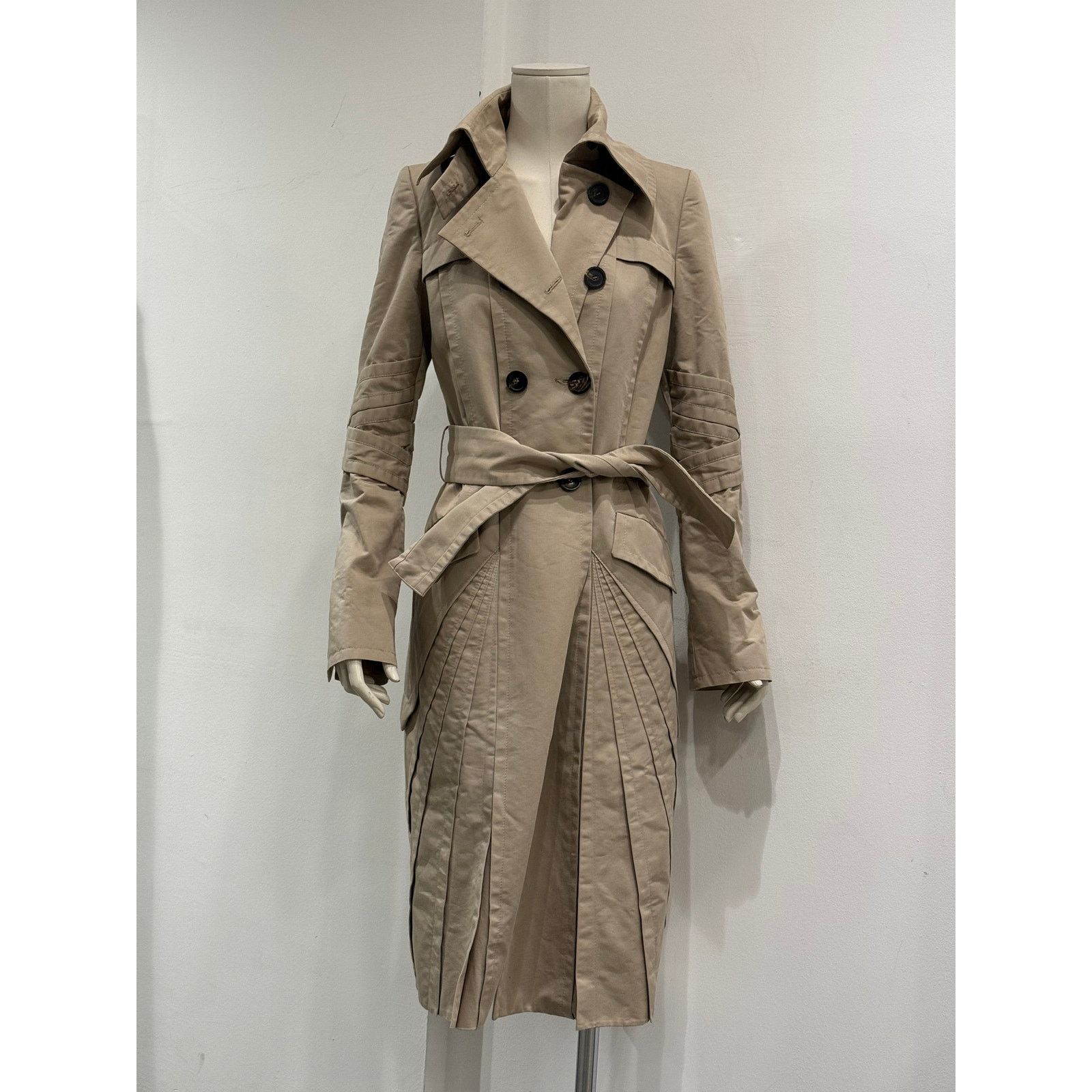 Gucci 2004 Gucci by Tom Ford paneled nylon trench coat Size S / US 4 / IT 40 - 2 Thumbnail