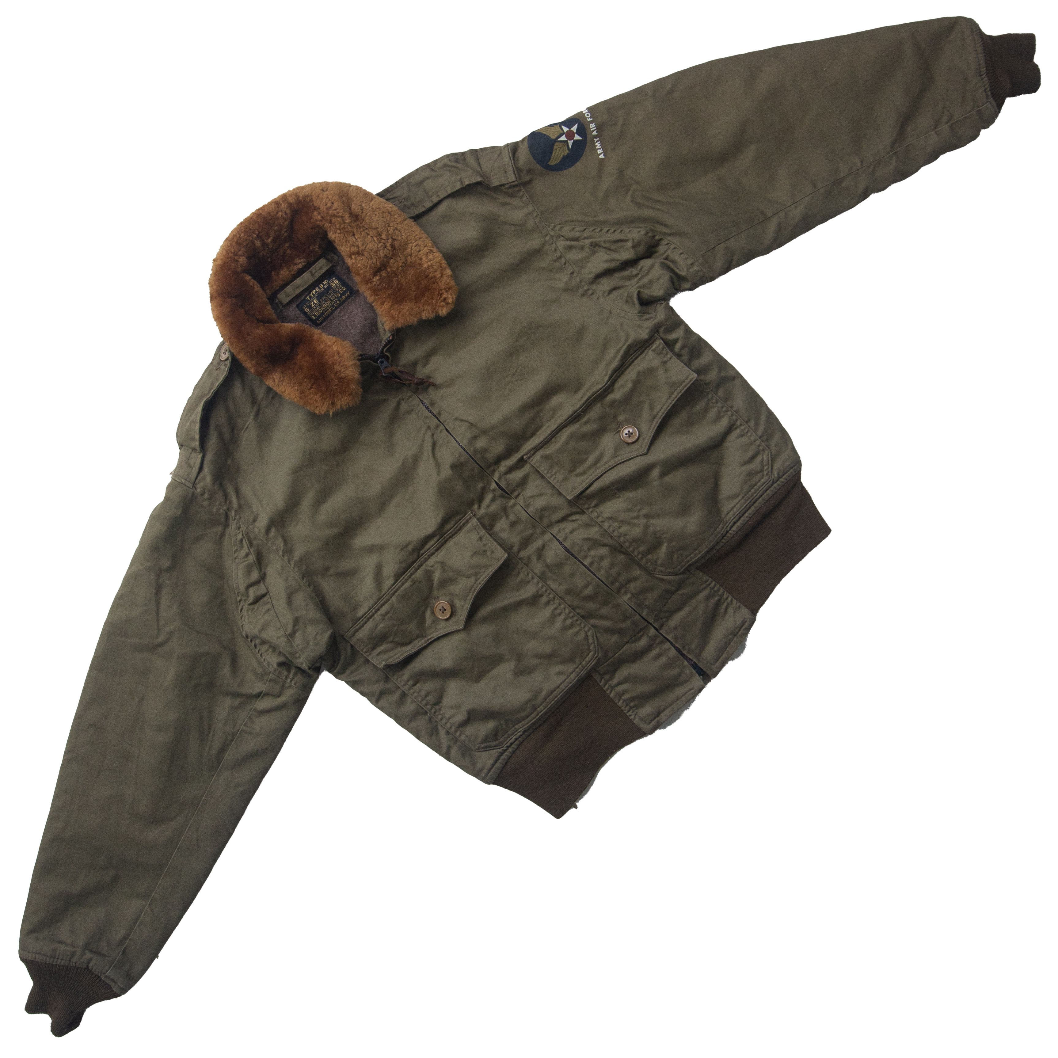 Buzz Rickson's Buzz Rickson b-10 b10 Flight Bomber Jacket US Army Air Force Size US M / EU 48-50 / 2 - 2 Thumbnail