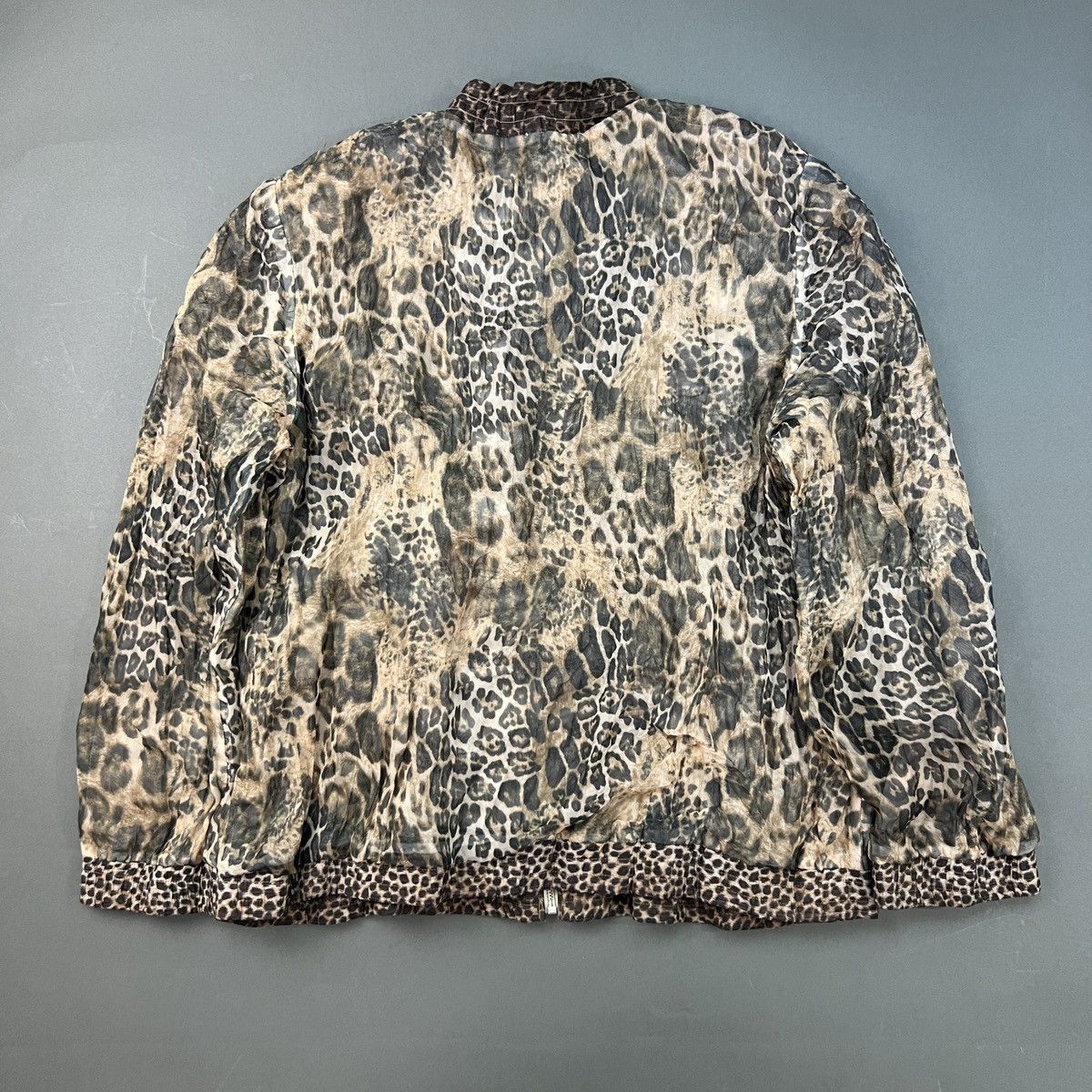 Vintage Luxury Designer Cheetah Print Reversible Zip Jacket Size US M / EU 48-50 / 2 - 3 Thumbnail