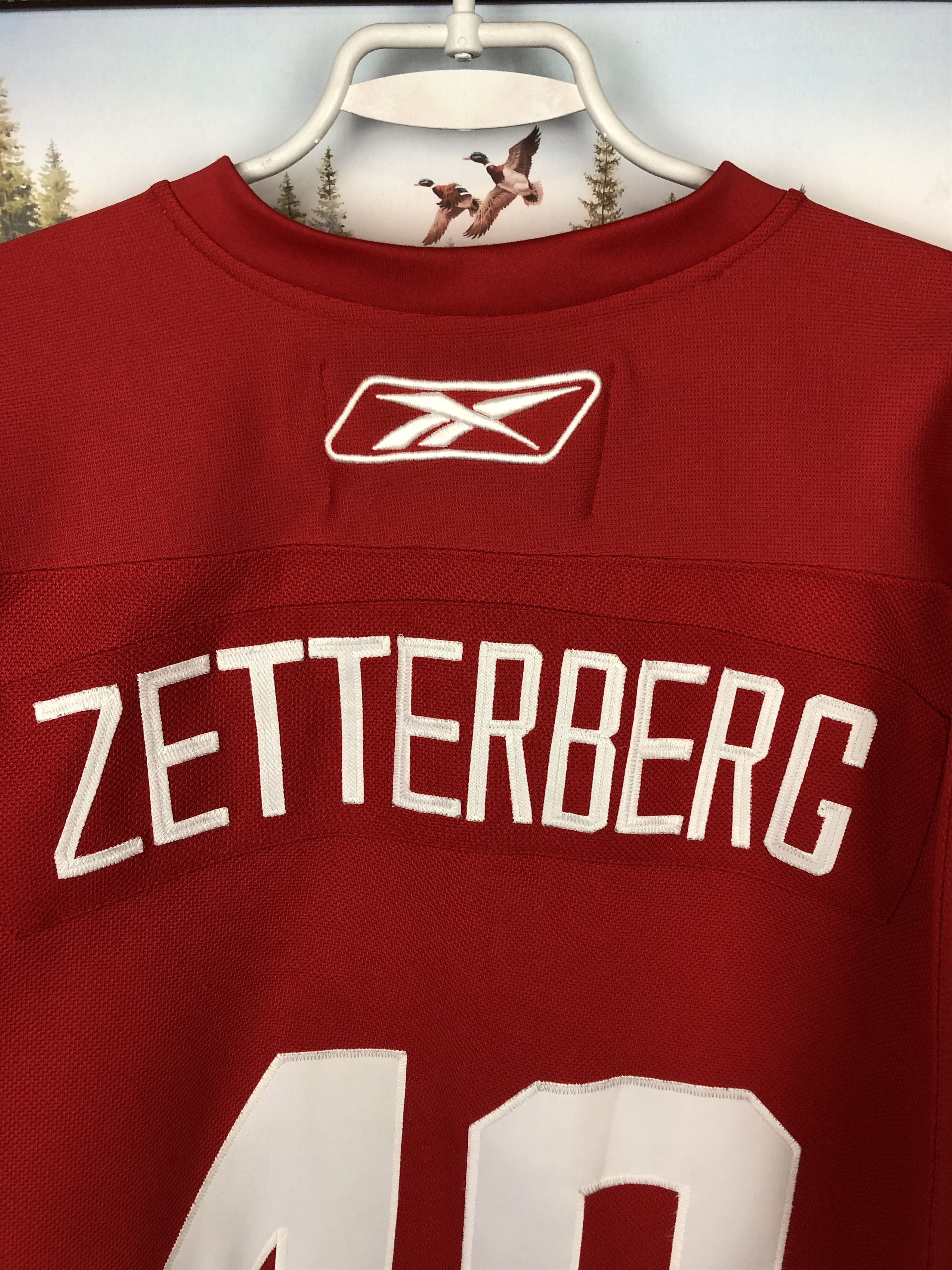 Reebok × Vintage Henrik Zetterberg Reebok Detroit Red Wings Jersey NHL Shirt Size US M / EU 48-50 / 2 - 8 Thumbnail