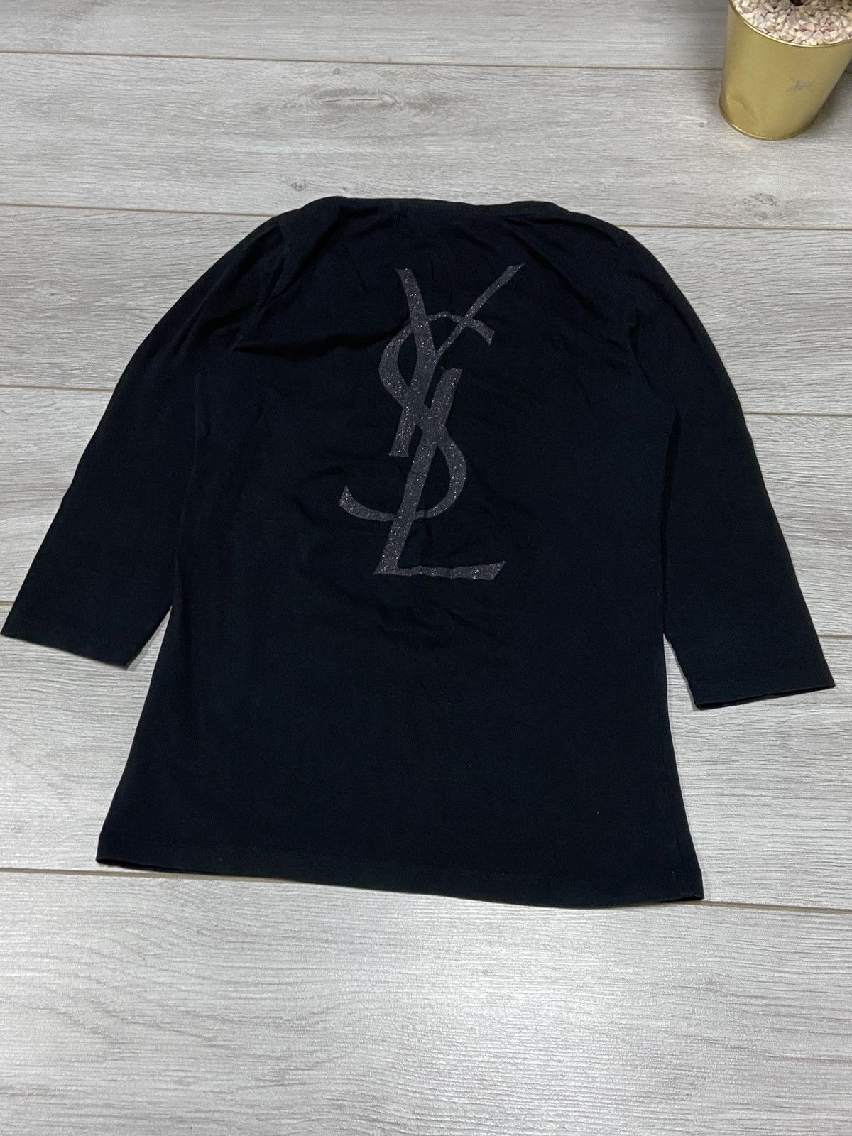 Yves Saint Laurent Yves Saint Laurent black opium big logo YSL vintage long Size M / US 6-8 / IT 42-44 - 7 Thumbnail