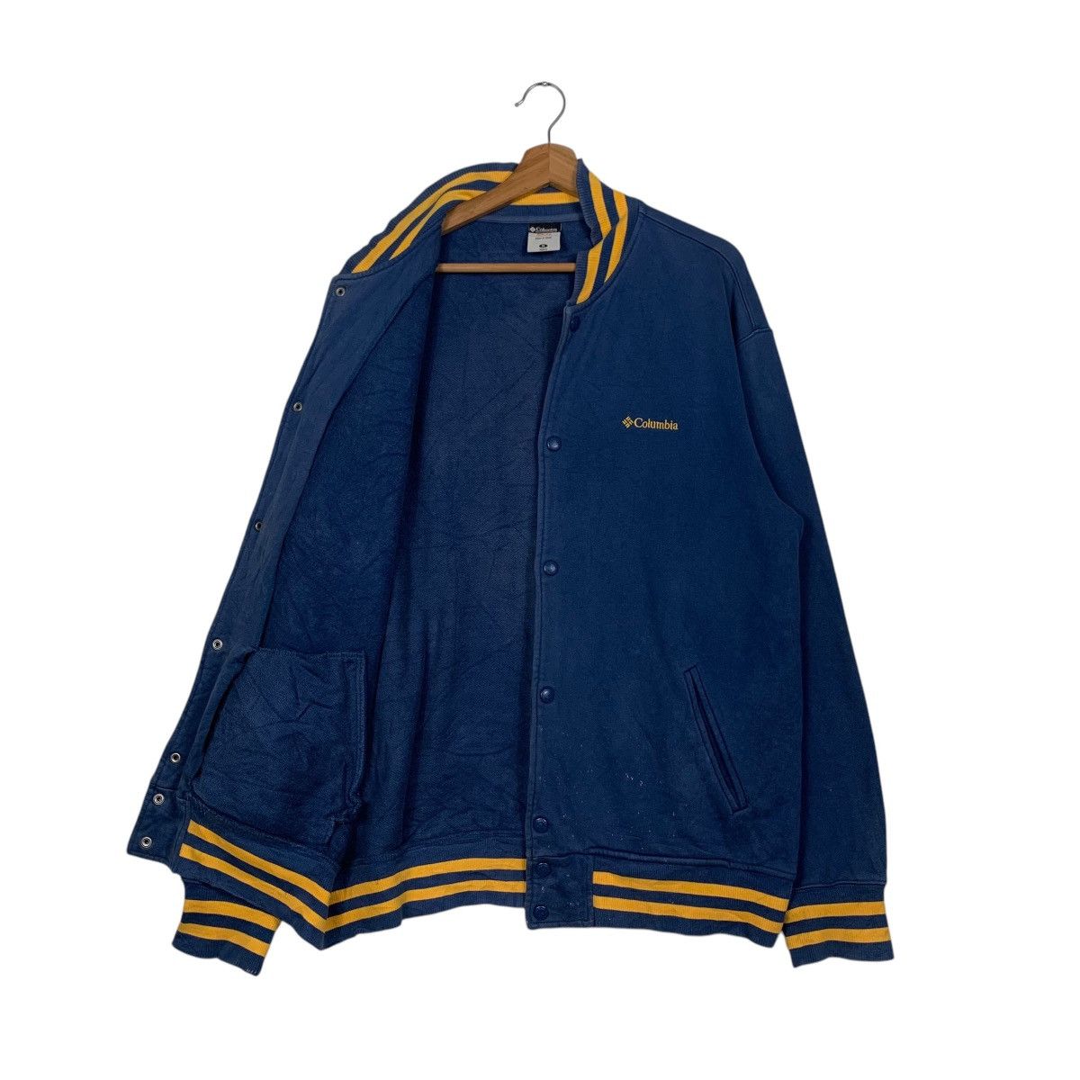 Columbia COLUMBIA Small Logo Blue Varsity Jacket #1720-C76 Size US M / EU 48-50 / 2 - 9 Thumbnail
