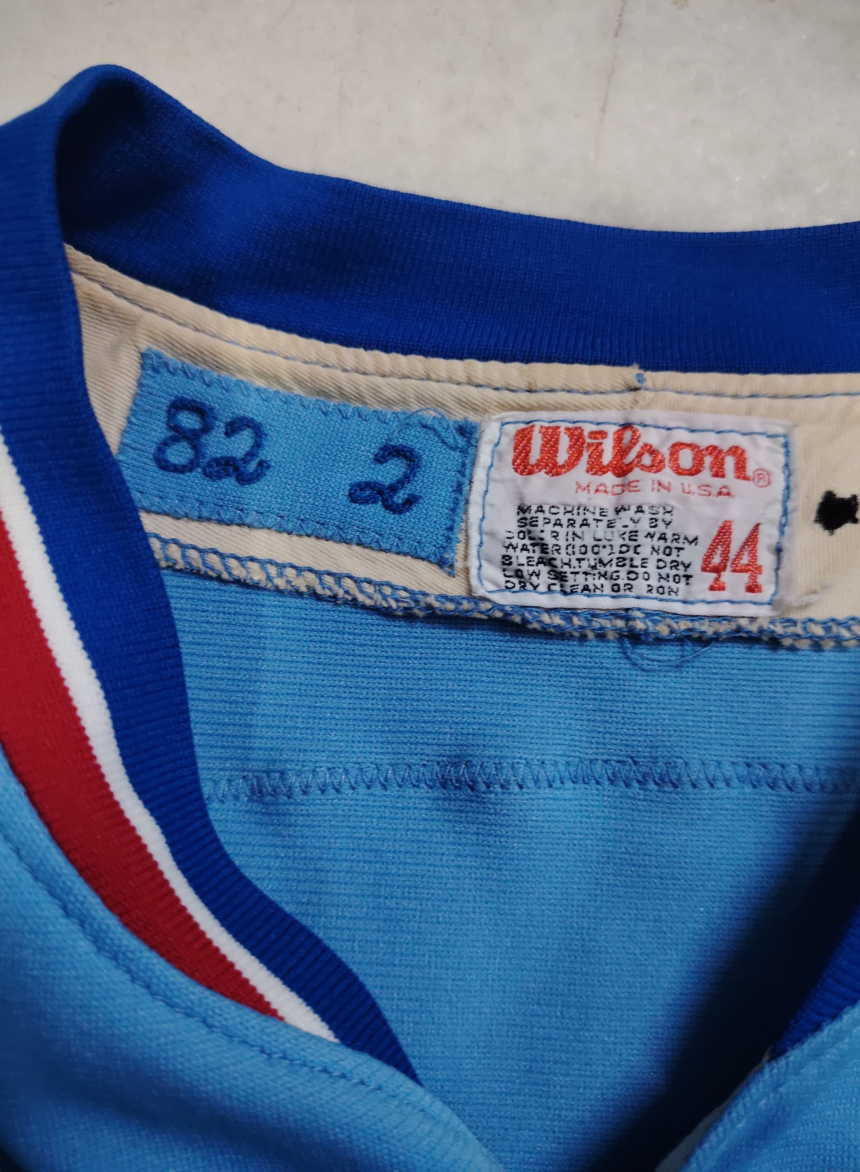 MLB Vintage 80s Texas Rangers Darwin Wilson MLB Jersey Size US L / EU 52-54 / 3 - 5 Thumbnail