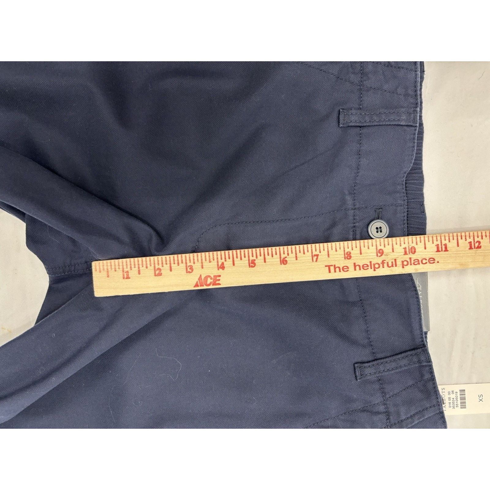 Robert Talbott Talbots Joggers Dress Pants XS Blue Pockets Stretch Ankle Size 28" / US 6 / IT 42 - 10 Thumbnail
