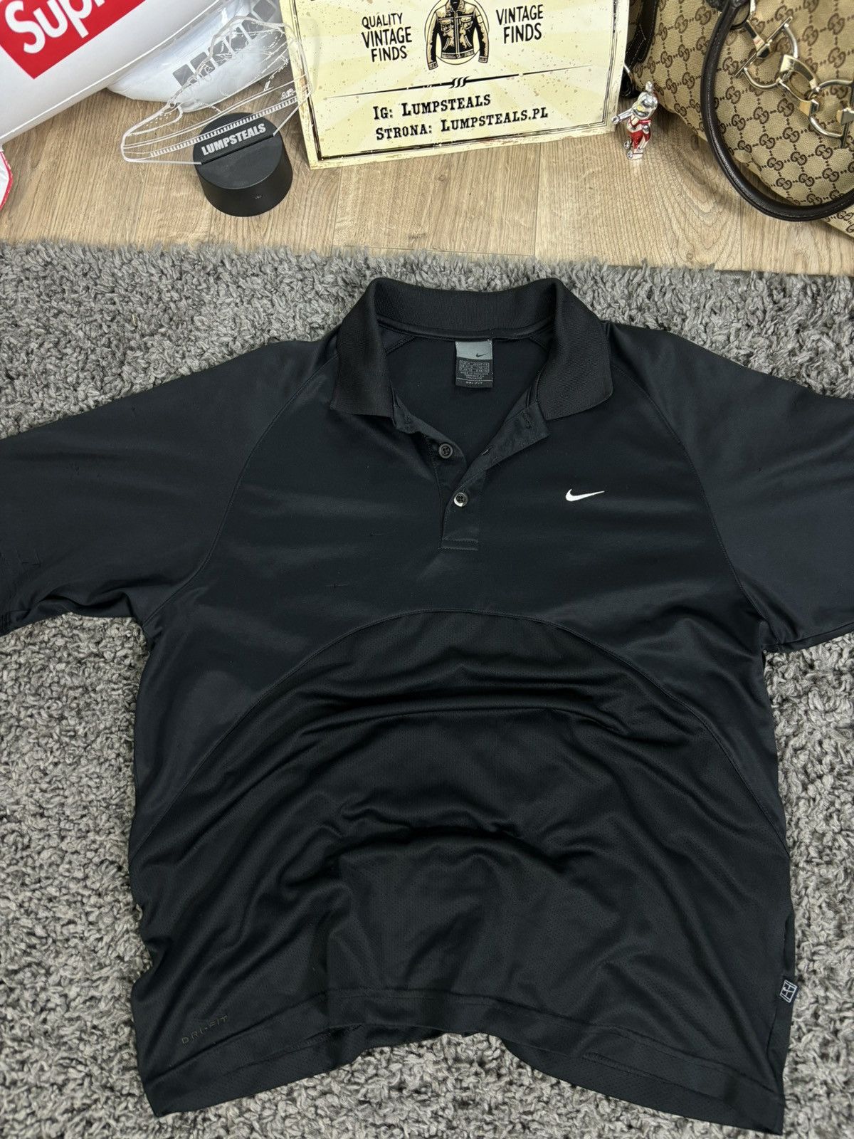 Nike × Vintage 2000s Vintage Basic Small Logo Swoosh T-Shirt Nike Pinterest Size US M / EU 48-50 / 2 - 3 Thumbnail