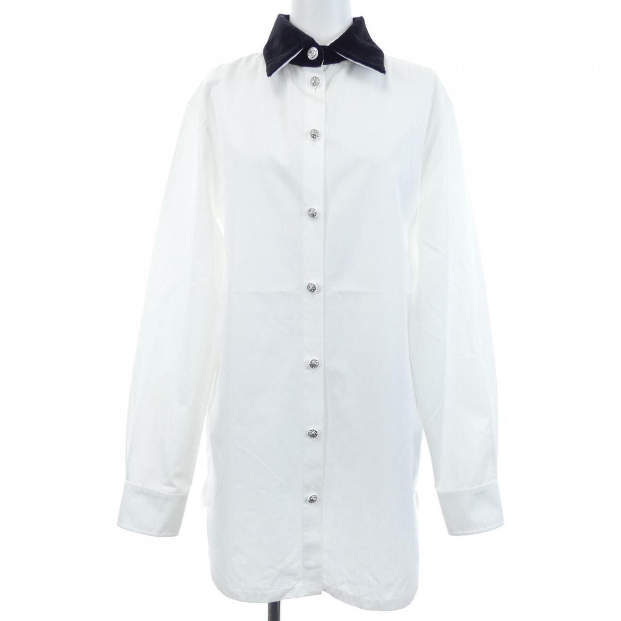 Chanel Chanel P73409V65057 Shirt Cotton Dress Shirt P73409V65057 DUTY FREE for USA