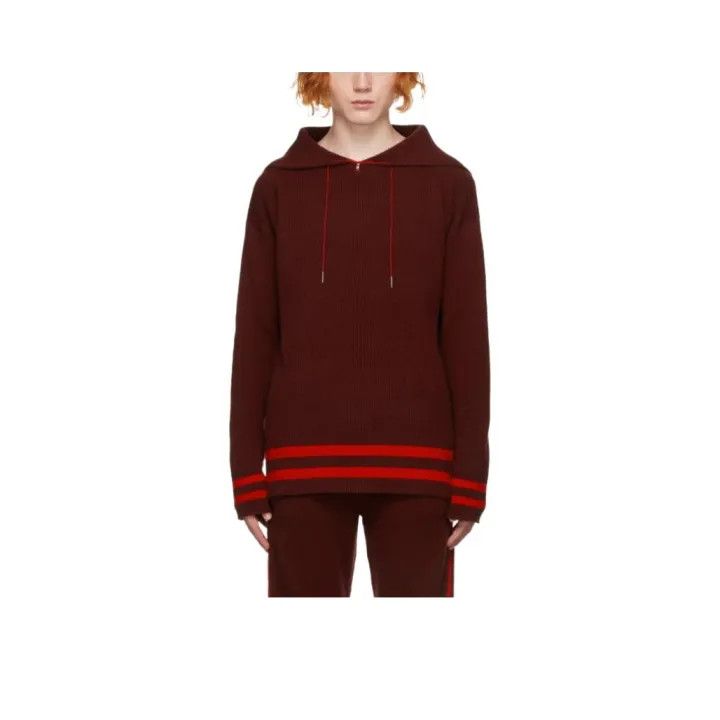 Maison Margiela Maison Margiela Color Block Striped Hooded Sweater 0079 Size US L / EU 52-54 / 3 - 1 Thumbnail