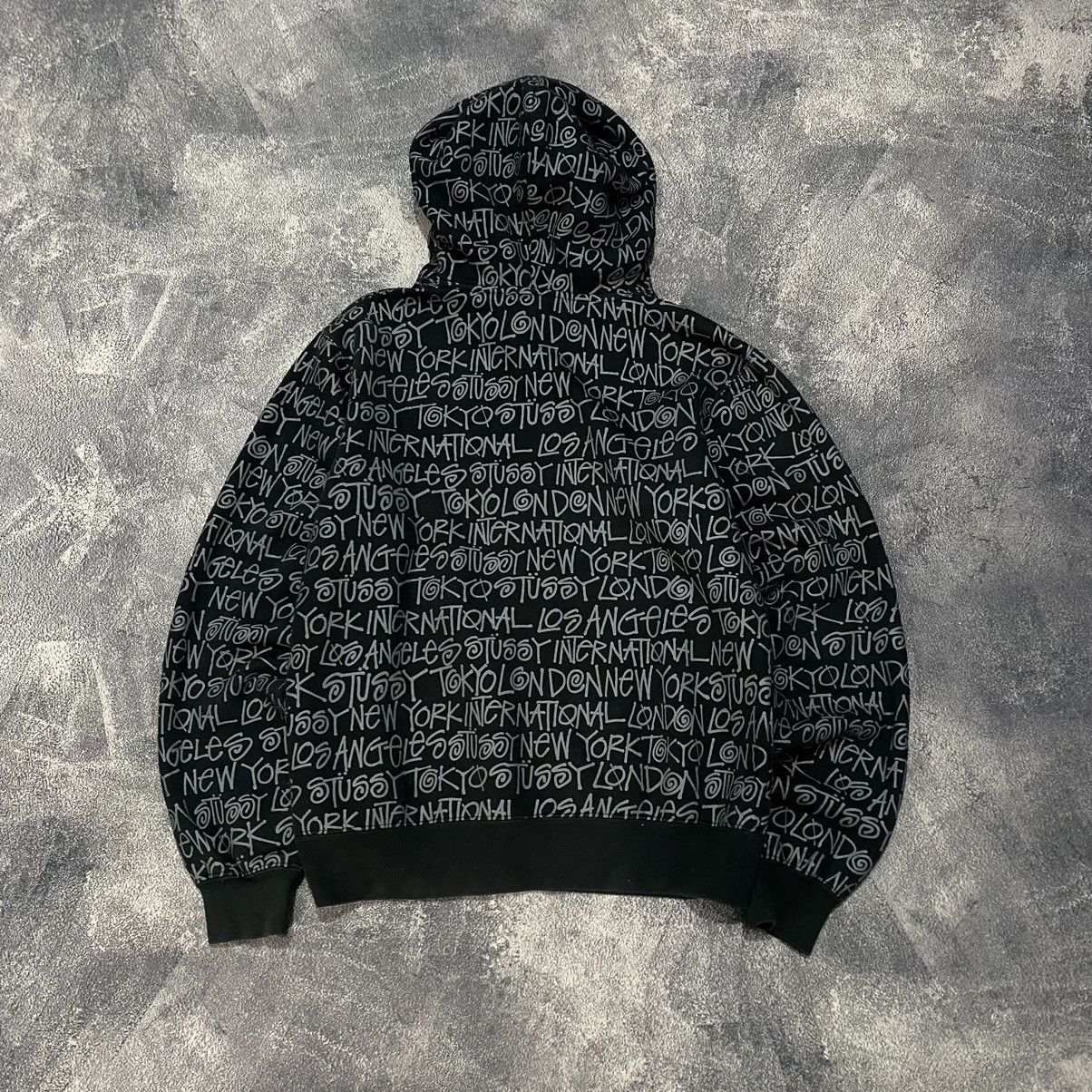 Stussy × Supreme 🪄Stussy Tour AOP Hooded💫 Size US S / EU 44-46 / 1 - 8 Thumbnail