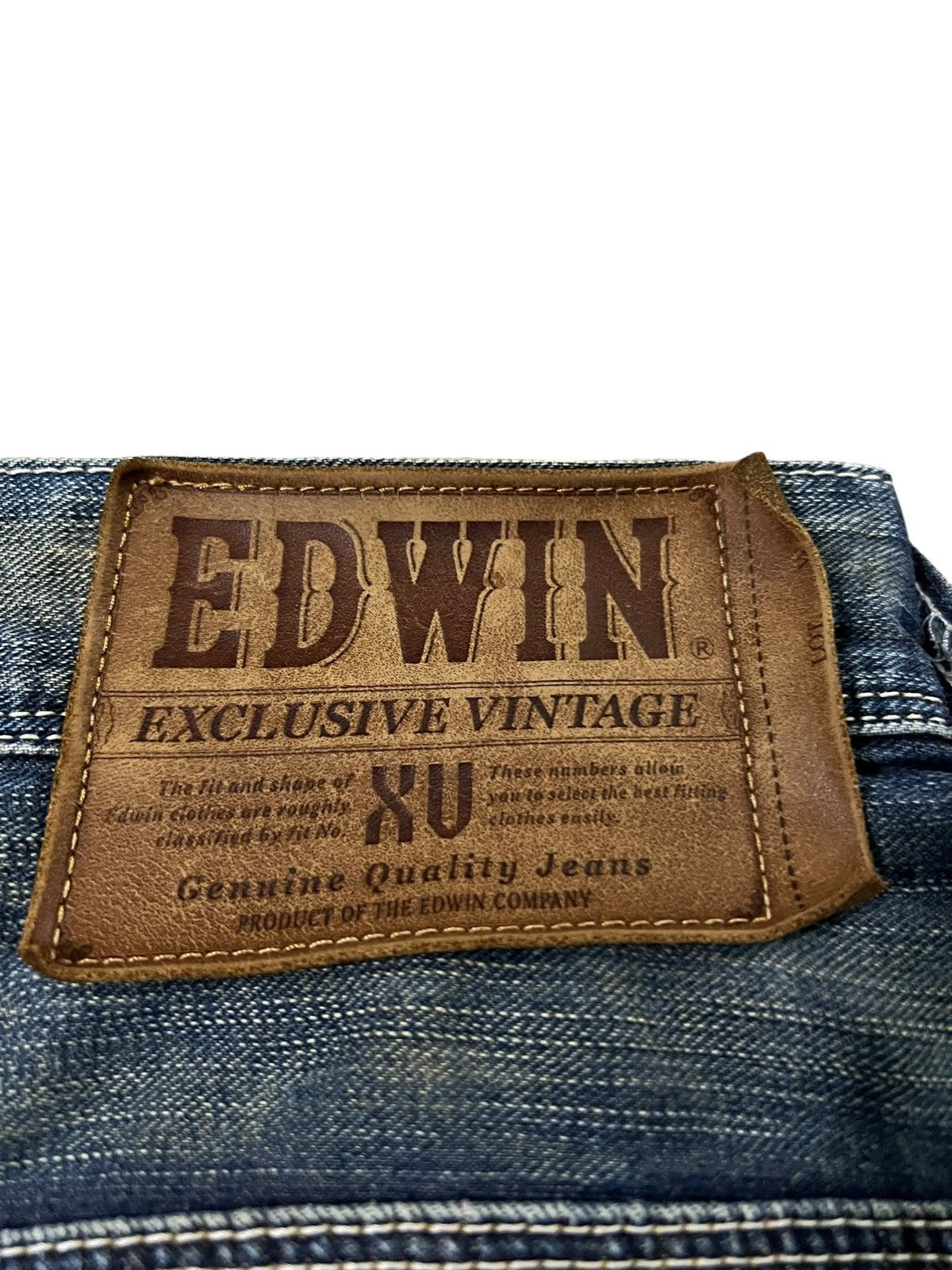 Edwin Edwin Exclusive Vintage XV Embroidery Mud Wash Jean Size US 32 / EU 48 - 17 Thumbnail