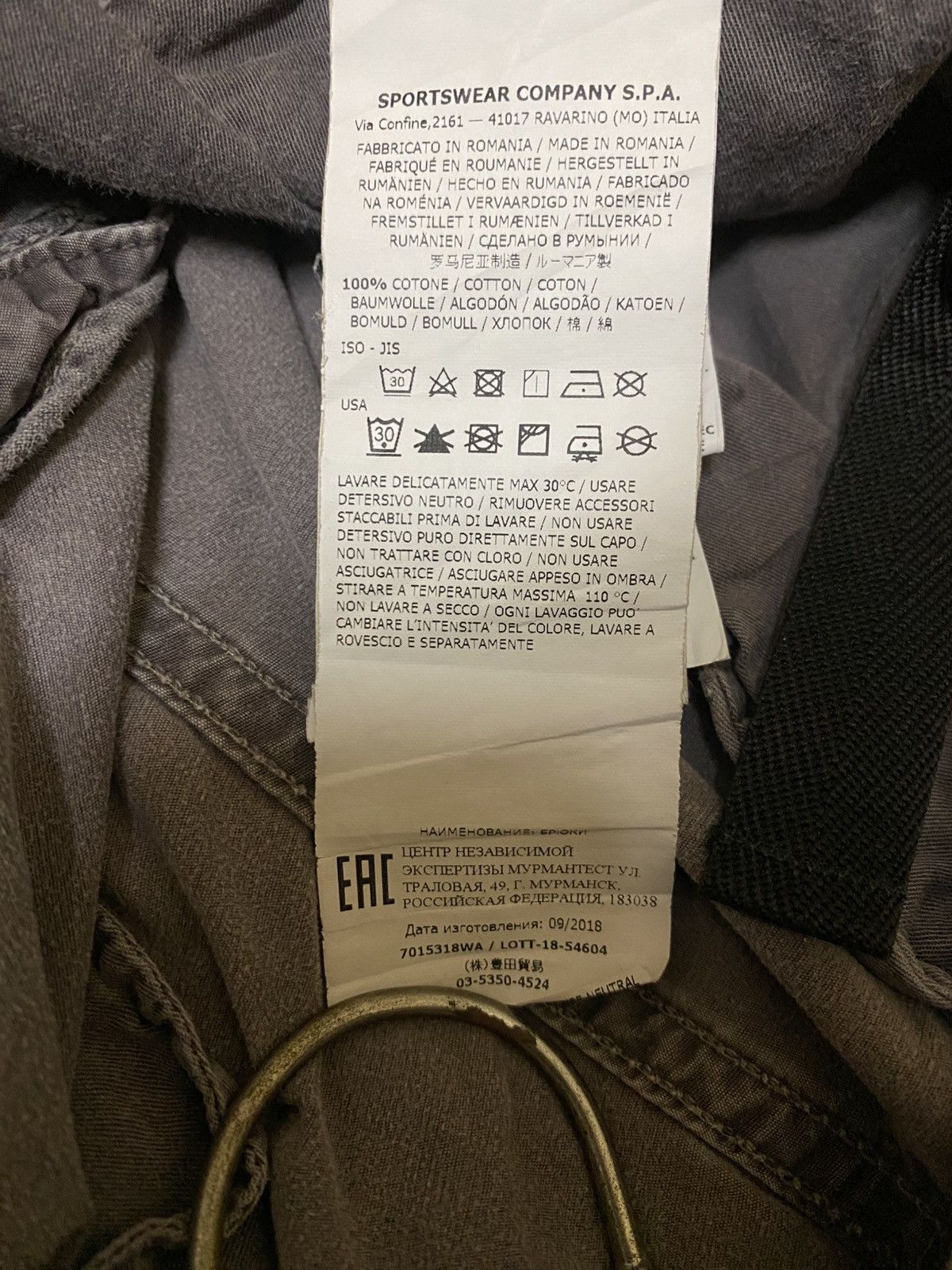 Stone Island Stone Island Type SL Reconstructed Multi Pocket Cargo Pants Size US 32 / EU 48 - 17 Thumbnail