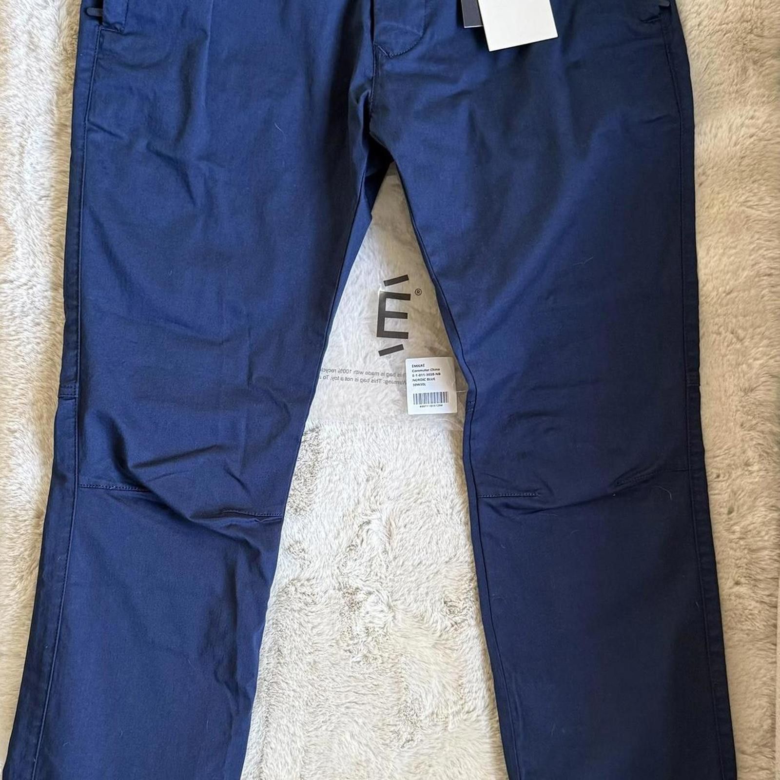 Other Emigre Travel Commuter Chino Marine Blue - 30x30 NWT Size US 30 / EU 46 - 5 Thumbnail