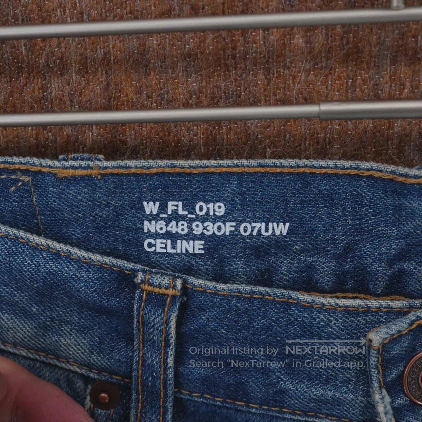 Celine CELINE Classic wide-leg washed denim jeans Size US 31 - 3 Thumbnail