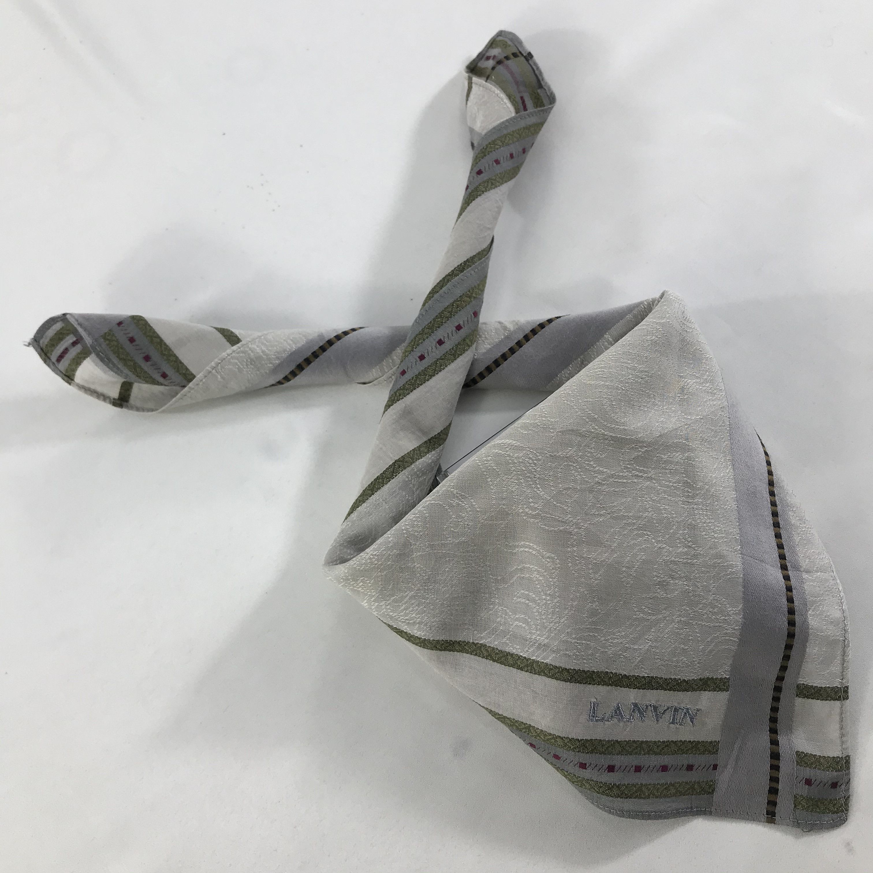 Lanvin × Vintage Lanvin Bandana / Handkerchief / Neckerchief - S1324 Size ONE SIZE - 3 Thumbnail