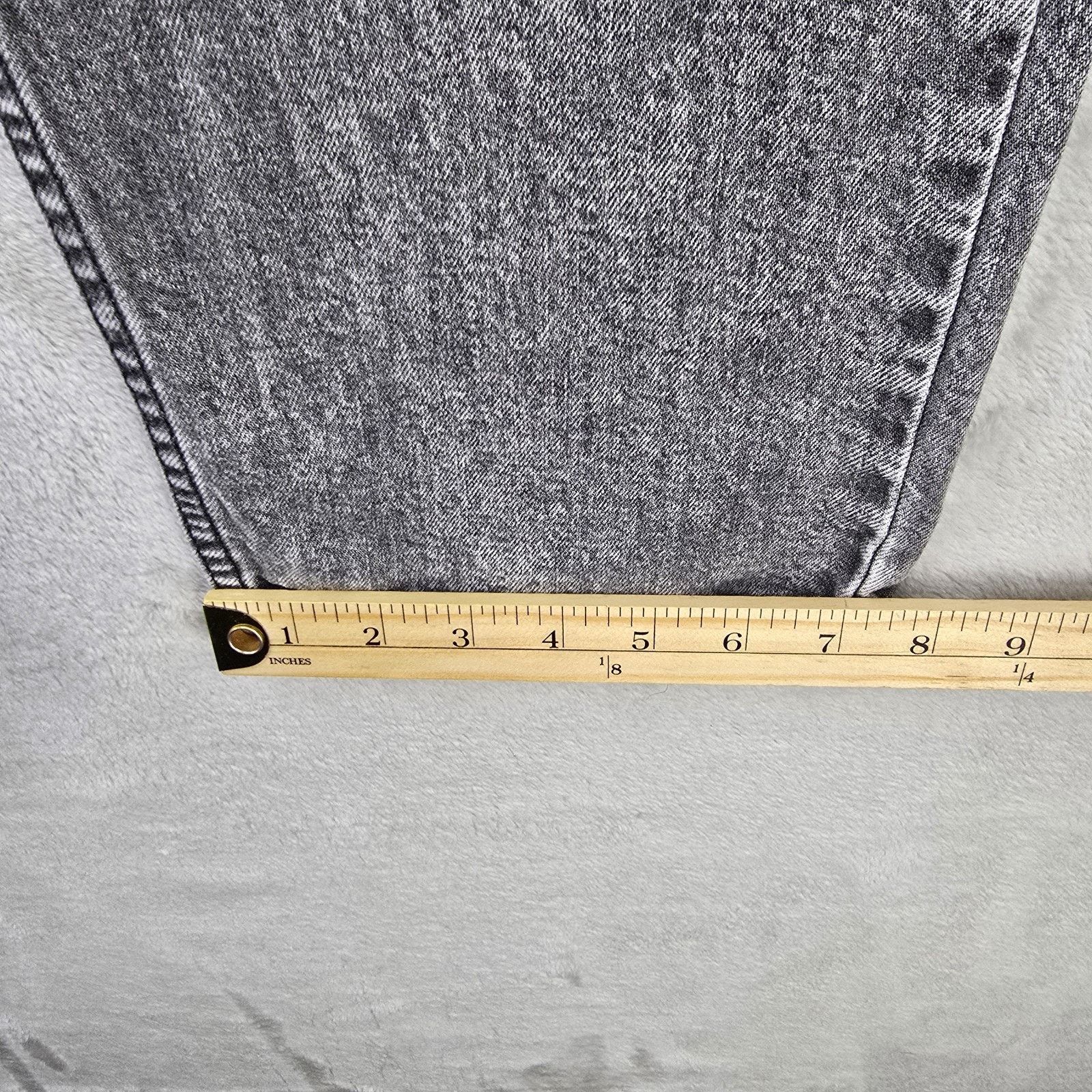 Levi's Levis 502 Jeans Mens 38x30 Black Faded Denim Tapered Fit Size US 38 / EU 54 - 11 Thumbnail