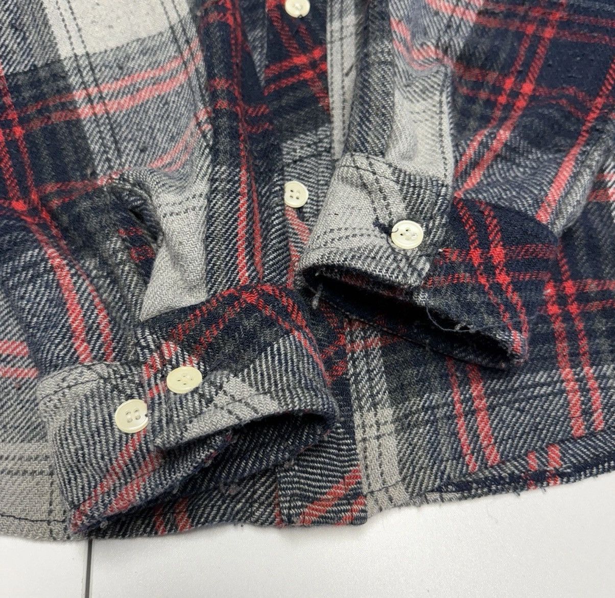 Hurley Vintage Hurley INT Flannel Long Sleeve Button-Up Shirt Size US XL / EU 56 / 4 - 14 Thumbnail