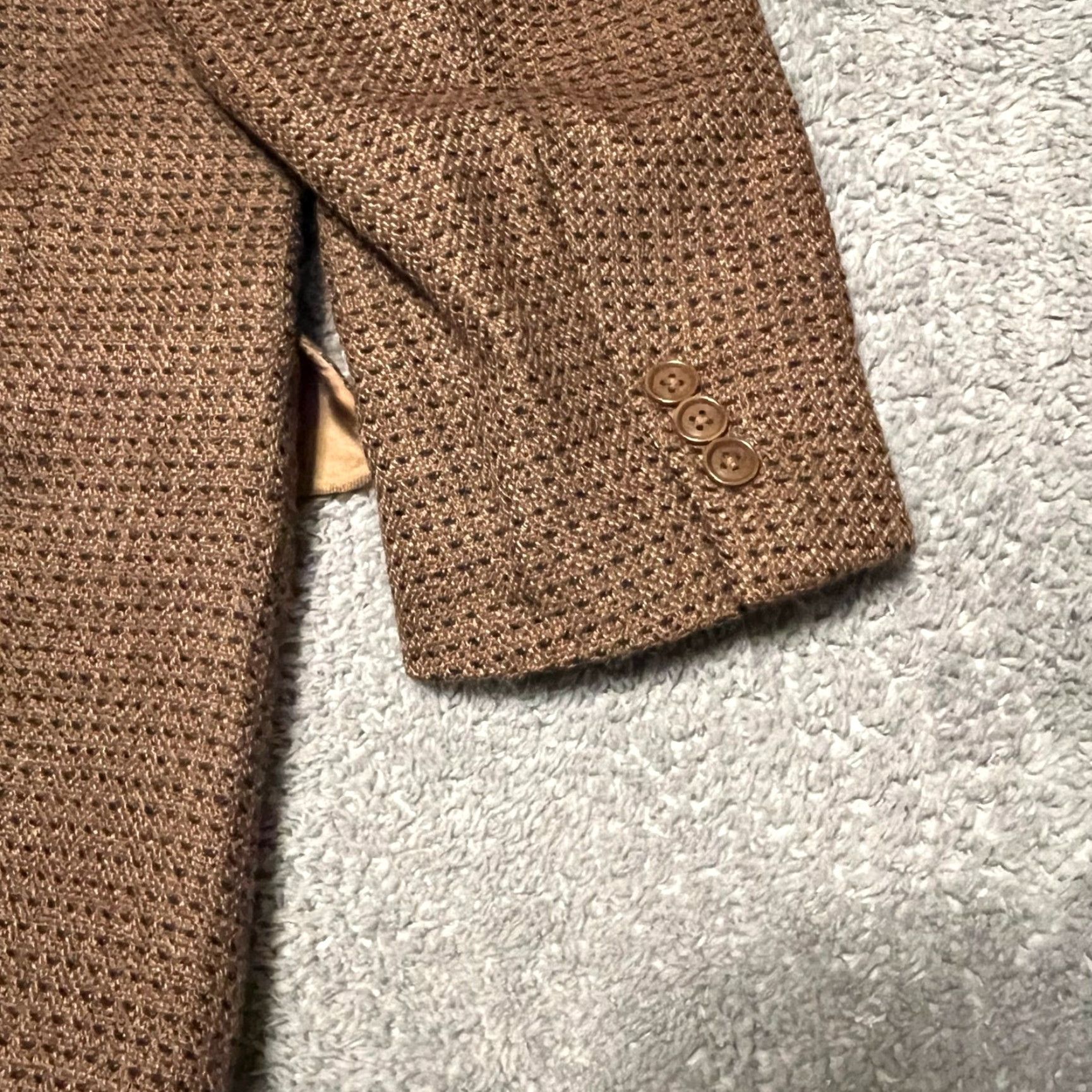 Ermenegildo Zegna Ermenegildo Zegna Blazer Coat Mens 44 Wool Brown US 56 Casual Jacket Blazer Mens 44 Sports Coat Wool Brown Size 44R - 3 Thumbnail