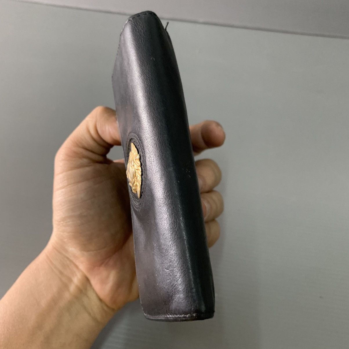 Versace Gianni Versace Black Leather Wallet Size ONE SIZE - 5 Thumbnail