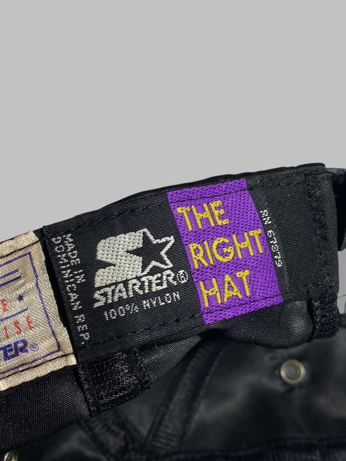 Starter Vintage 90s White Sox Starter Nylon Cap Rare USA Size ONE SIZE - 18 Thumbnail