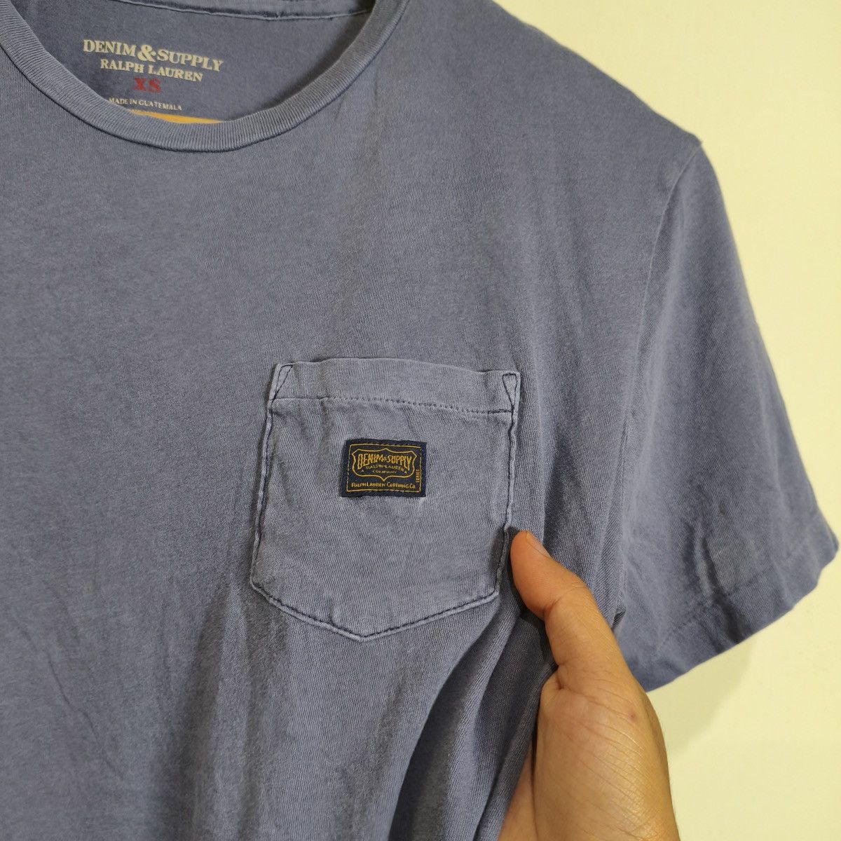 Ralph Lauren Denim & Supply Ralph Lauren cotton pocket t-shirt Size US XS / EU 42 / 0 - 4 Thumbnail