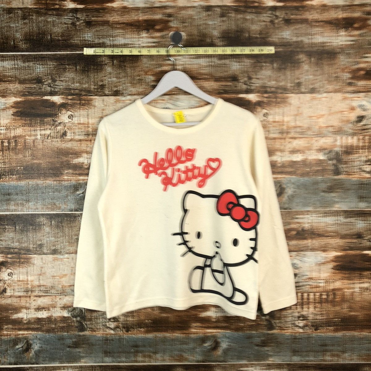 Cartoon Network × Japanese Brand DL Hello Kitty vintage White Sweatshirt #C074 Size M / US 6-8 / IT 42-44 - 1 Thumbnail