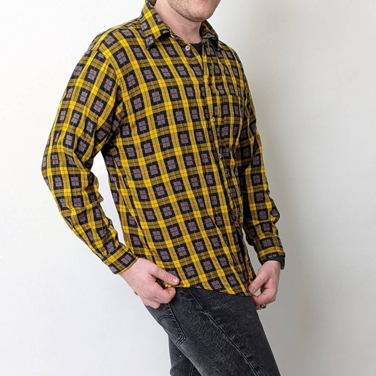 Timberland Big Rock Canyon Plaid Flannel Button Down Shirt- L Size US L / EU 52-54 / 3 - 3 Thumbnail