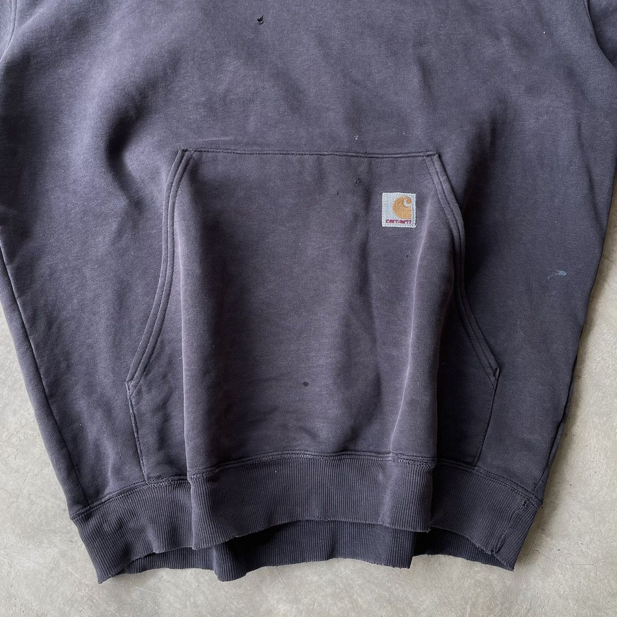 Carhartt THRASHED SUN FADED CARHARTT HOODIE OVERSIZED L Size US L / EU 52-54 / 3 - 5 Thumbnail