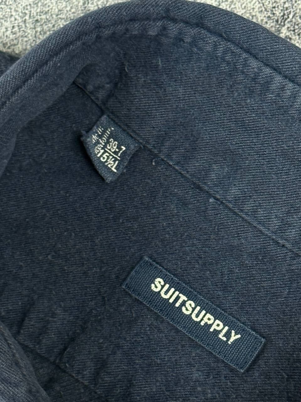 Suitsupply Suitsupply Shirt Men's Blue Cotton Size M Size US M / EU 48-50 / 2 - 5 Thumbnail
