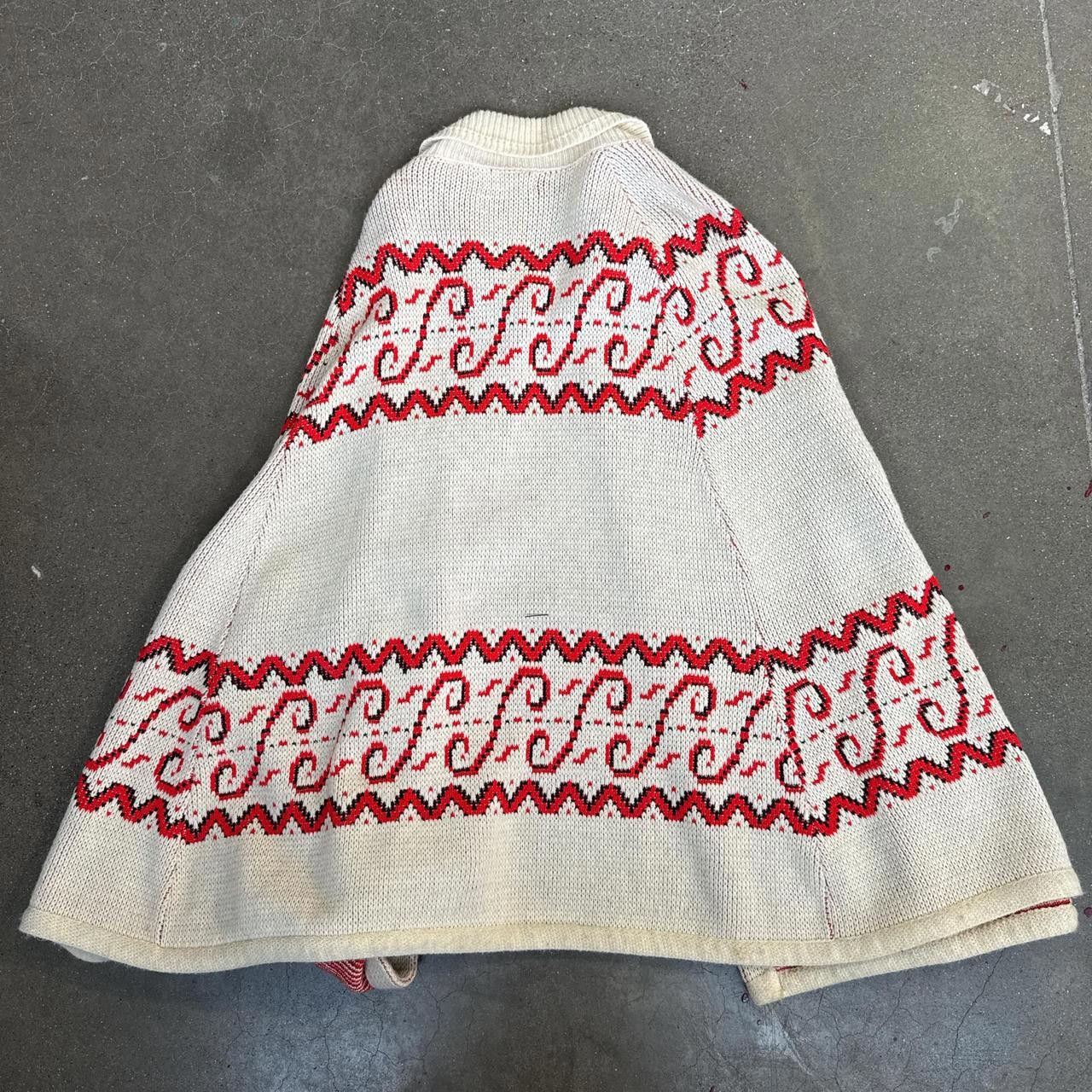 JCPenney Cute vintage JC Penny 60s/70s white and red sweater vest Size M / US 6-8 / IT 42-44 - 3 Thumbnail